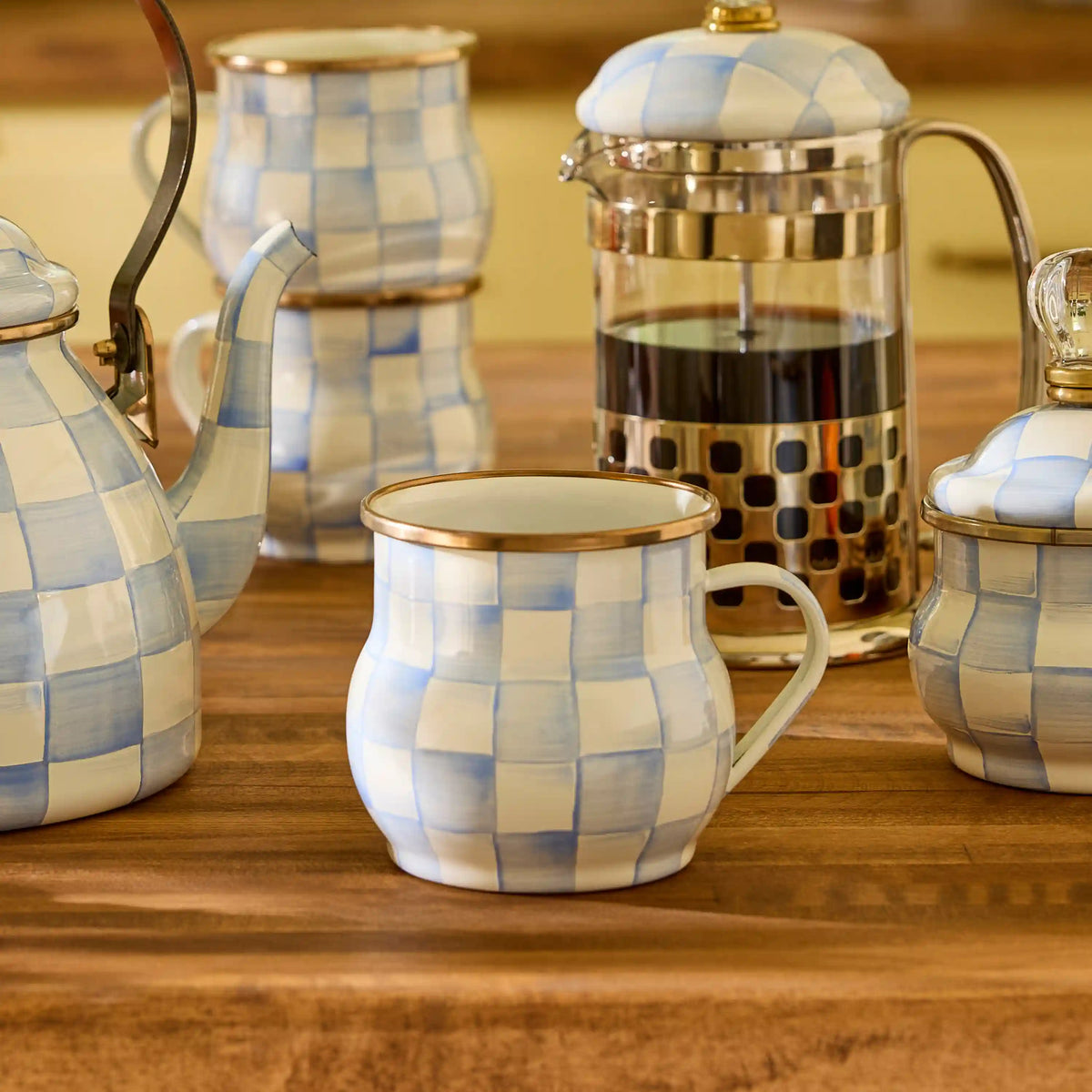 Sterling Check Mug