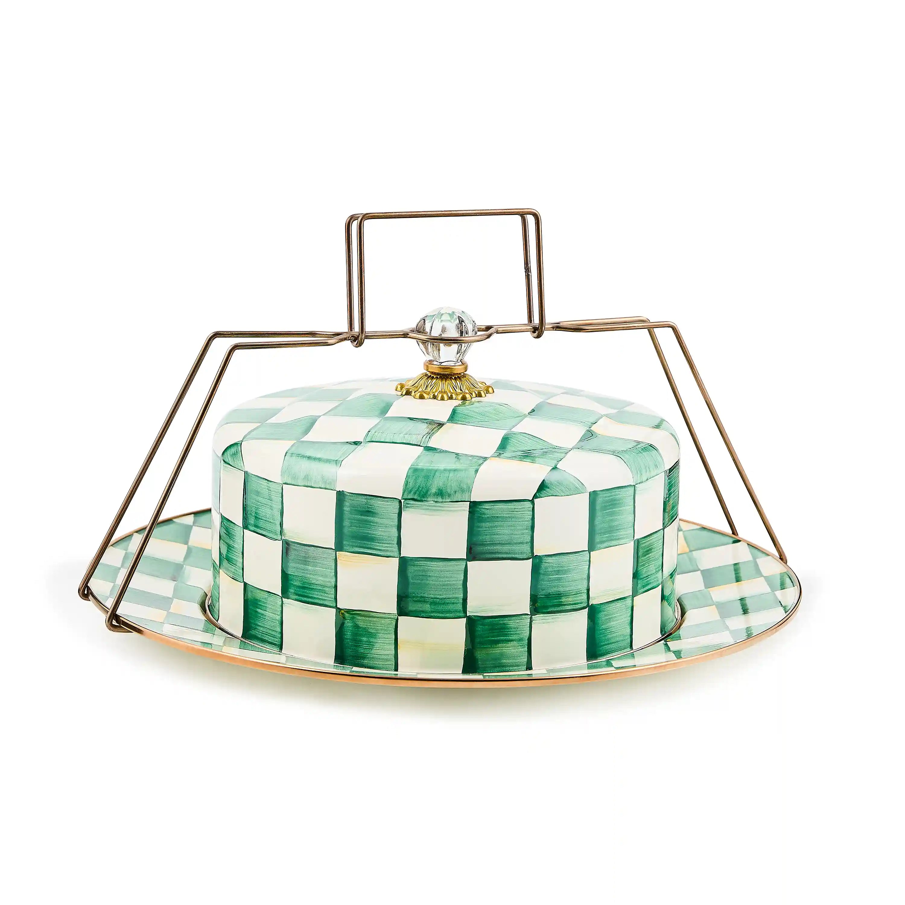 Courtly Check Cake Carrier
