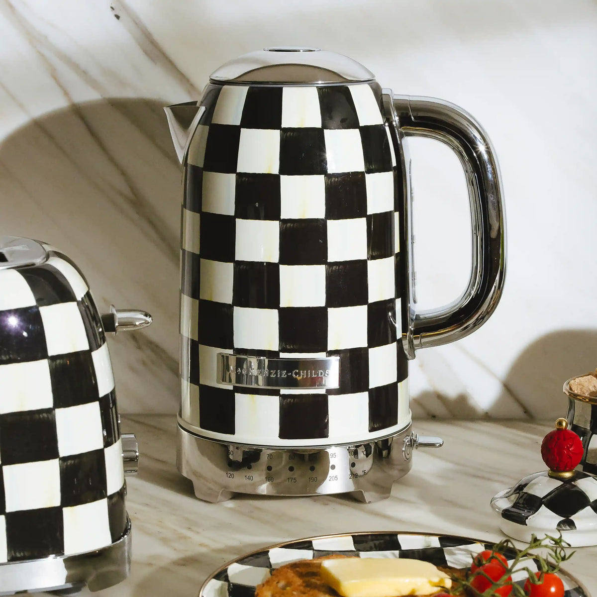 Emerald Check Electric Kettle