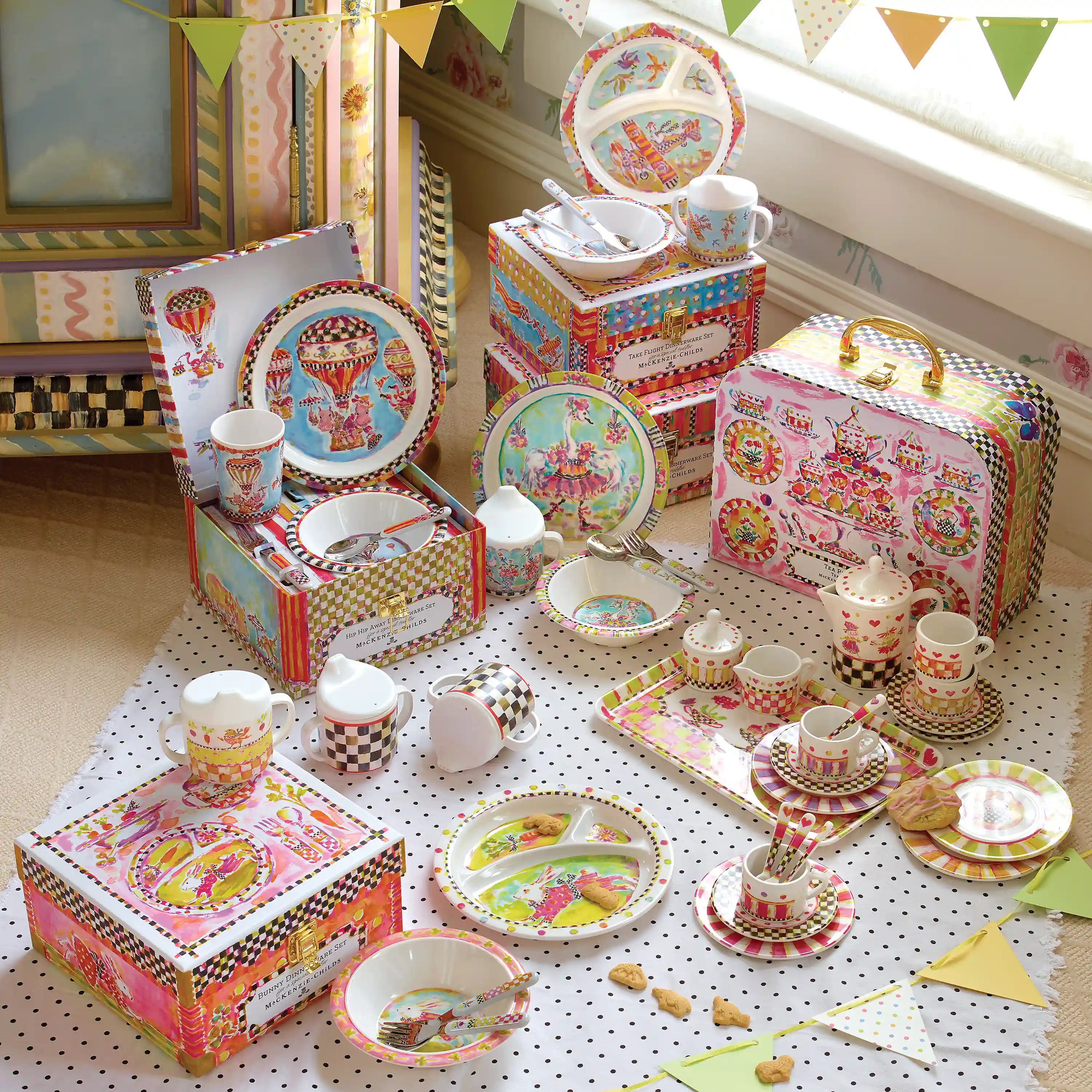 Bunny Toddler's Dinnerware Set