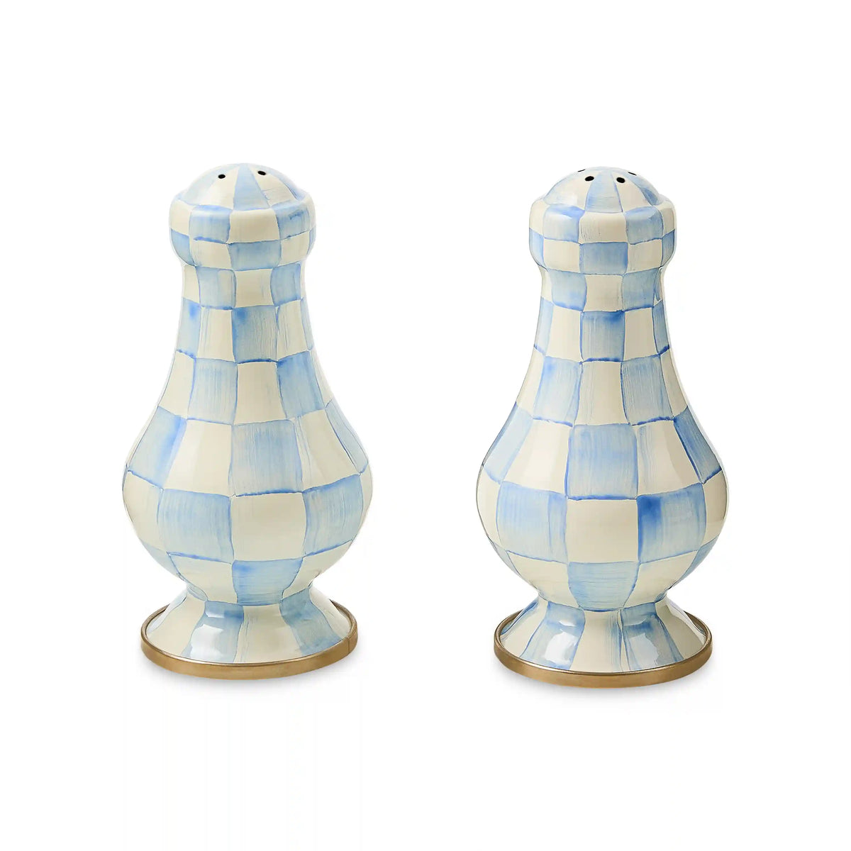Rosy Check Large Salt & Pepper Shakers