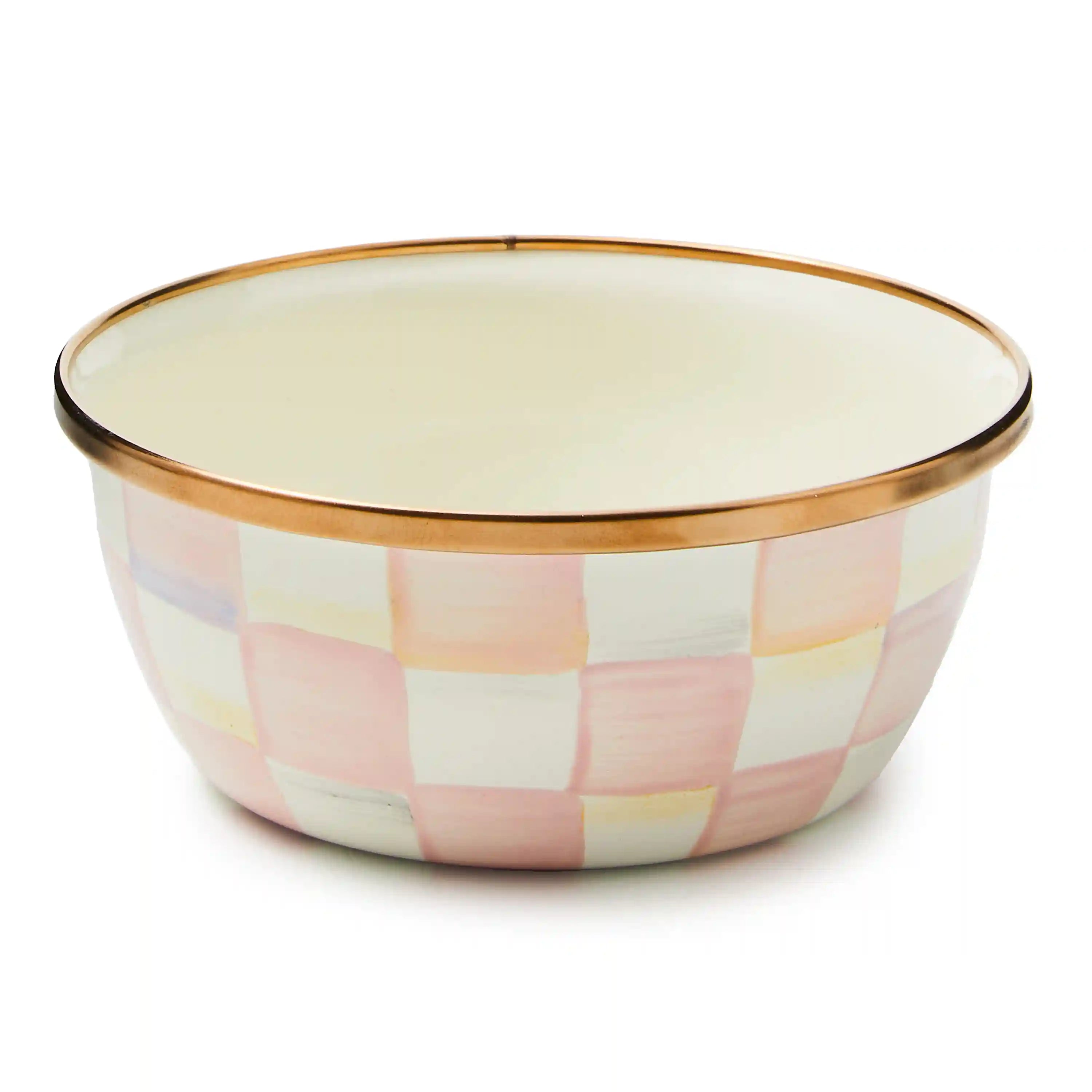 Sterling Check Pinch Bowl