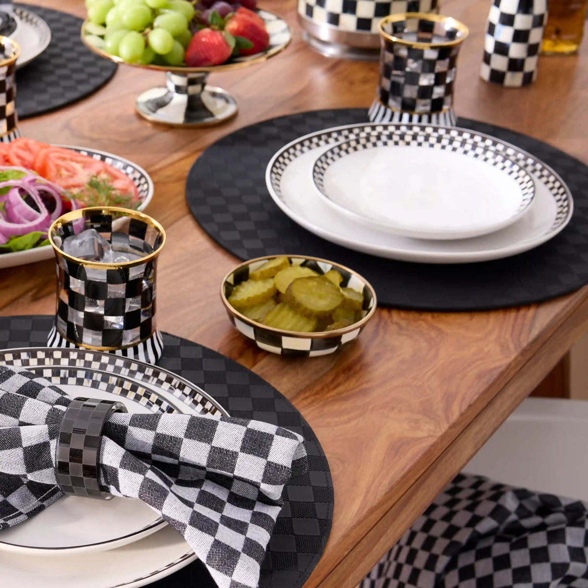 Sky Check Relish Dish