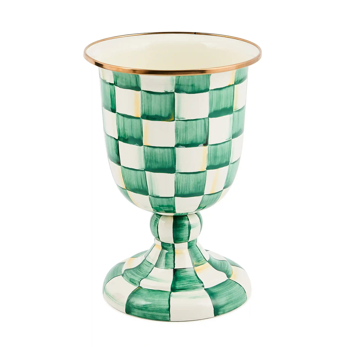 Rosy Check Pedestal Vase