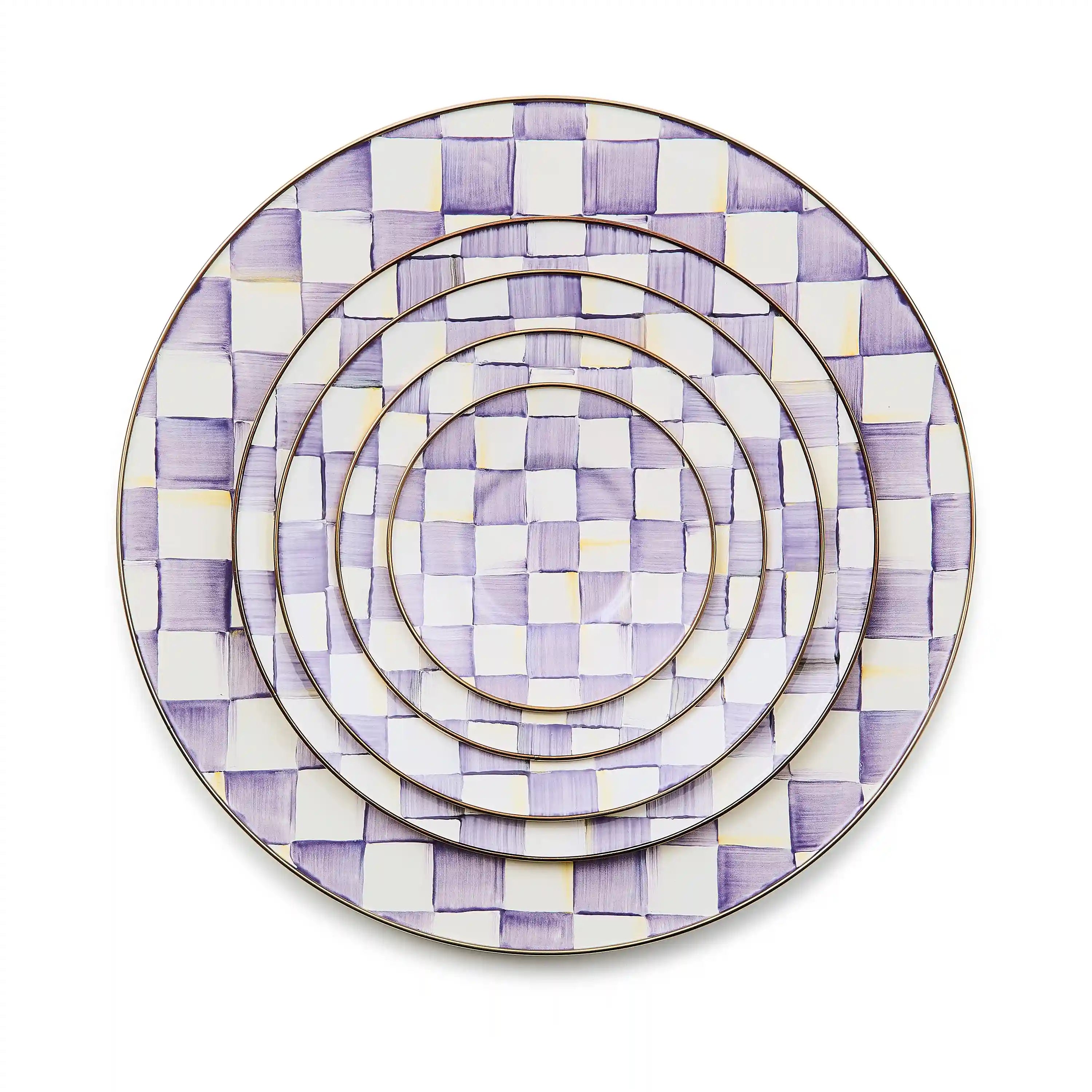 Rosy Check Serving Platter