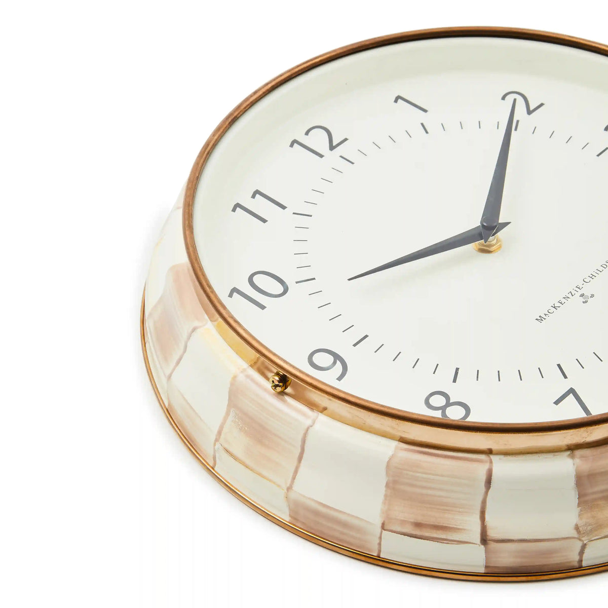 Sterling Check School Wall Clock