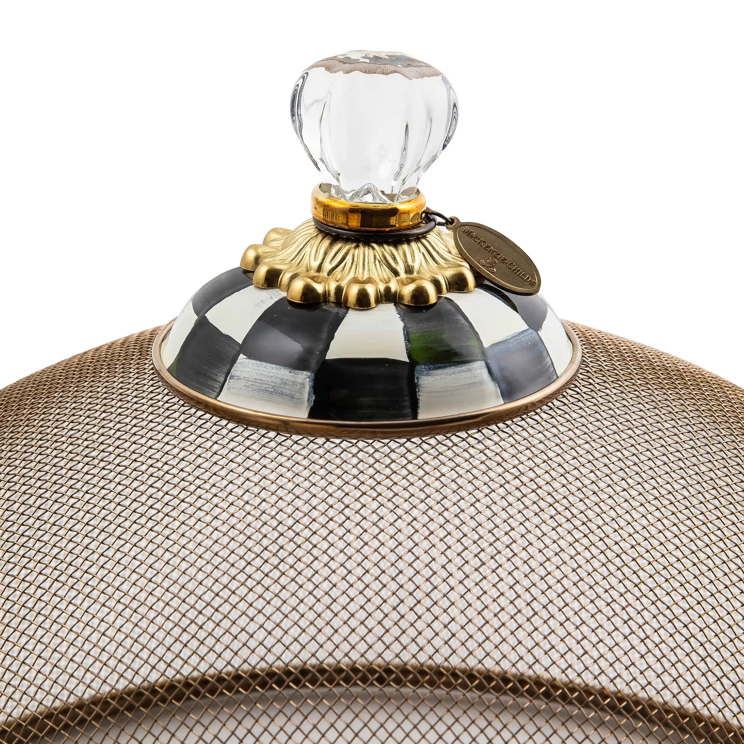 Courtly Check Small Mesh Dome