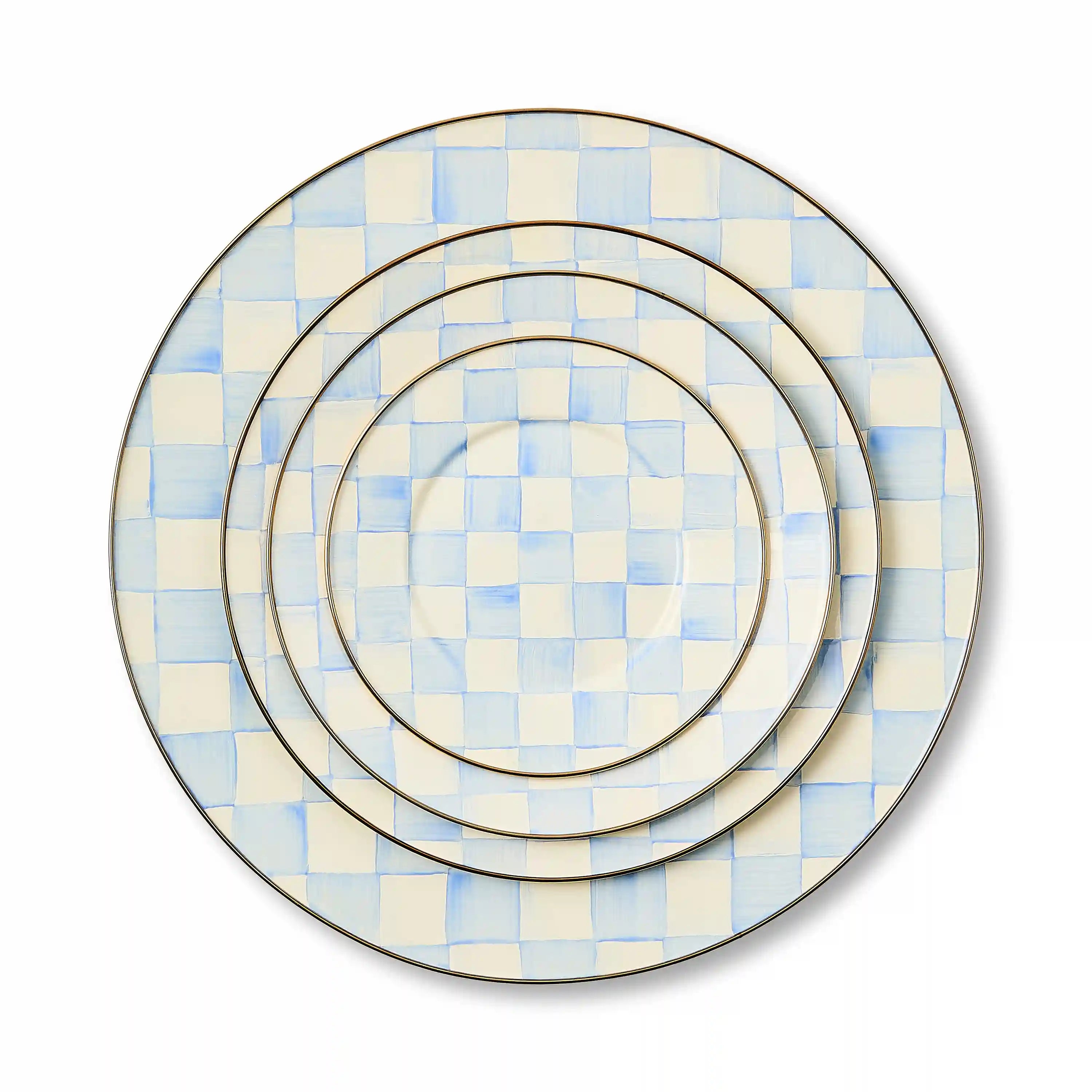 Royal Check Serving Platter