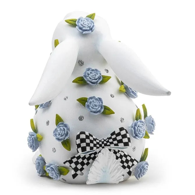 Patience Brewster Periwinkle Peony Sitting Rabbit