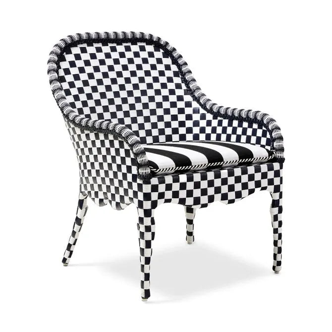 Gambit Check Outdoor Accent Chair