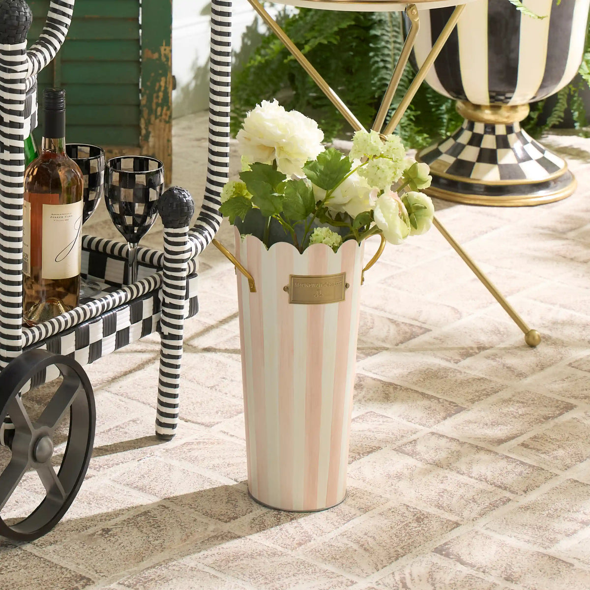 Spectator Galvanized Flower Buckets, Set of 3