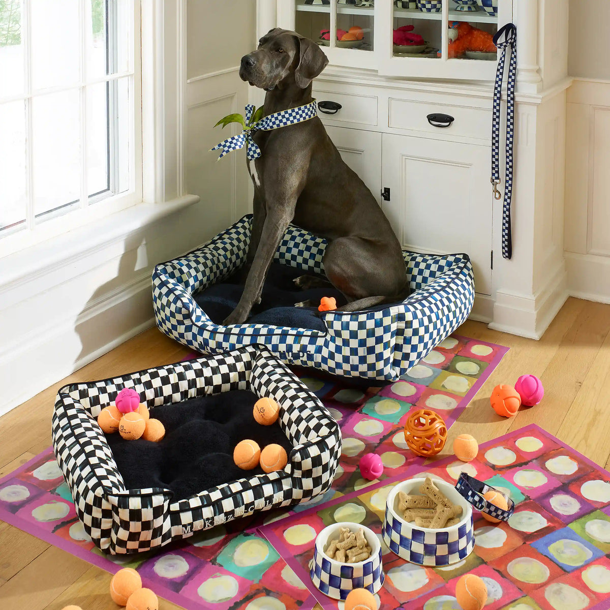 Courtly Check Large Pet Dish