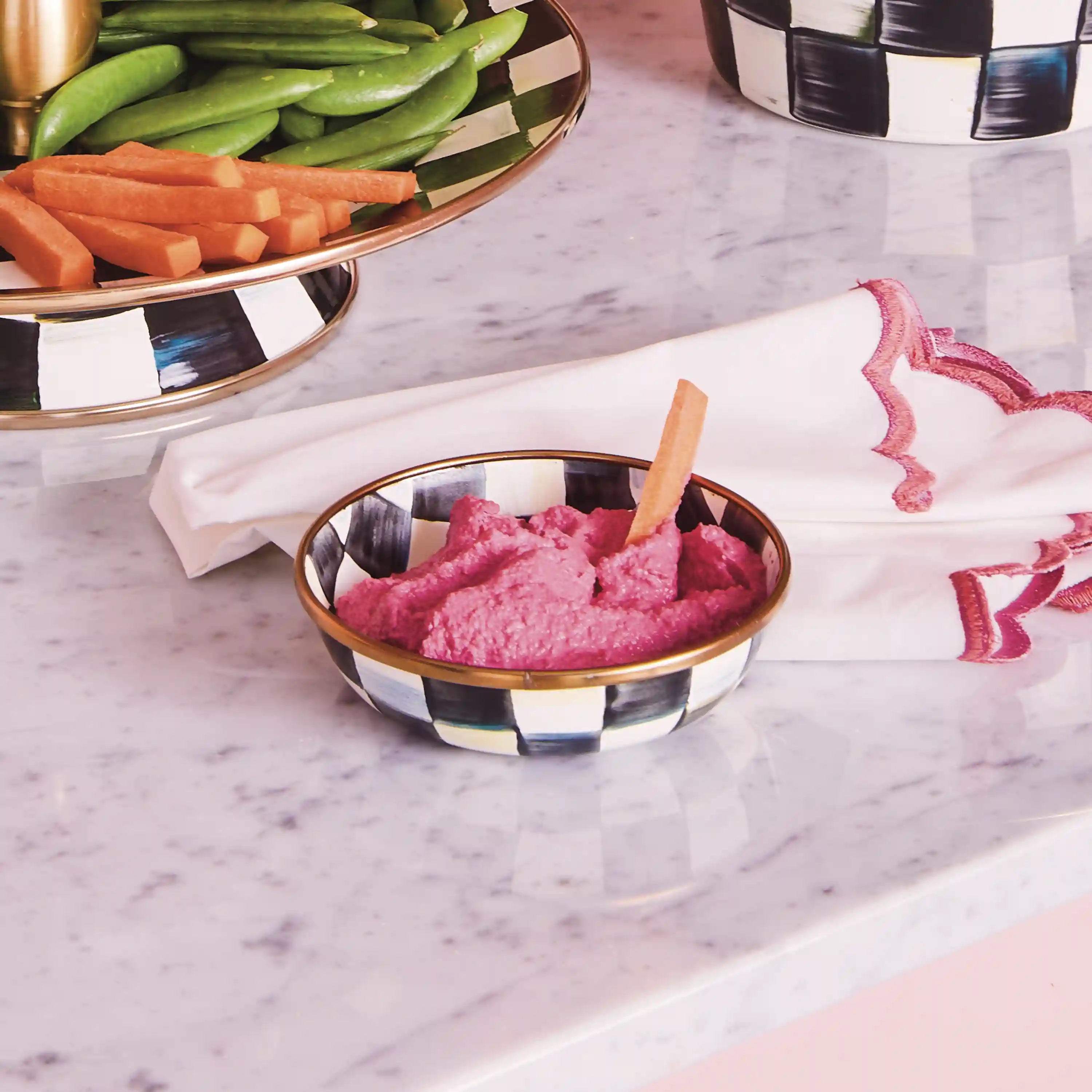 Sky Check Relish Dish