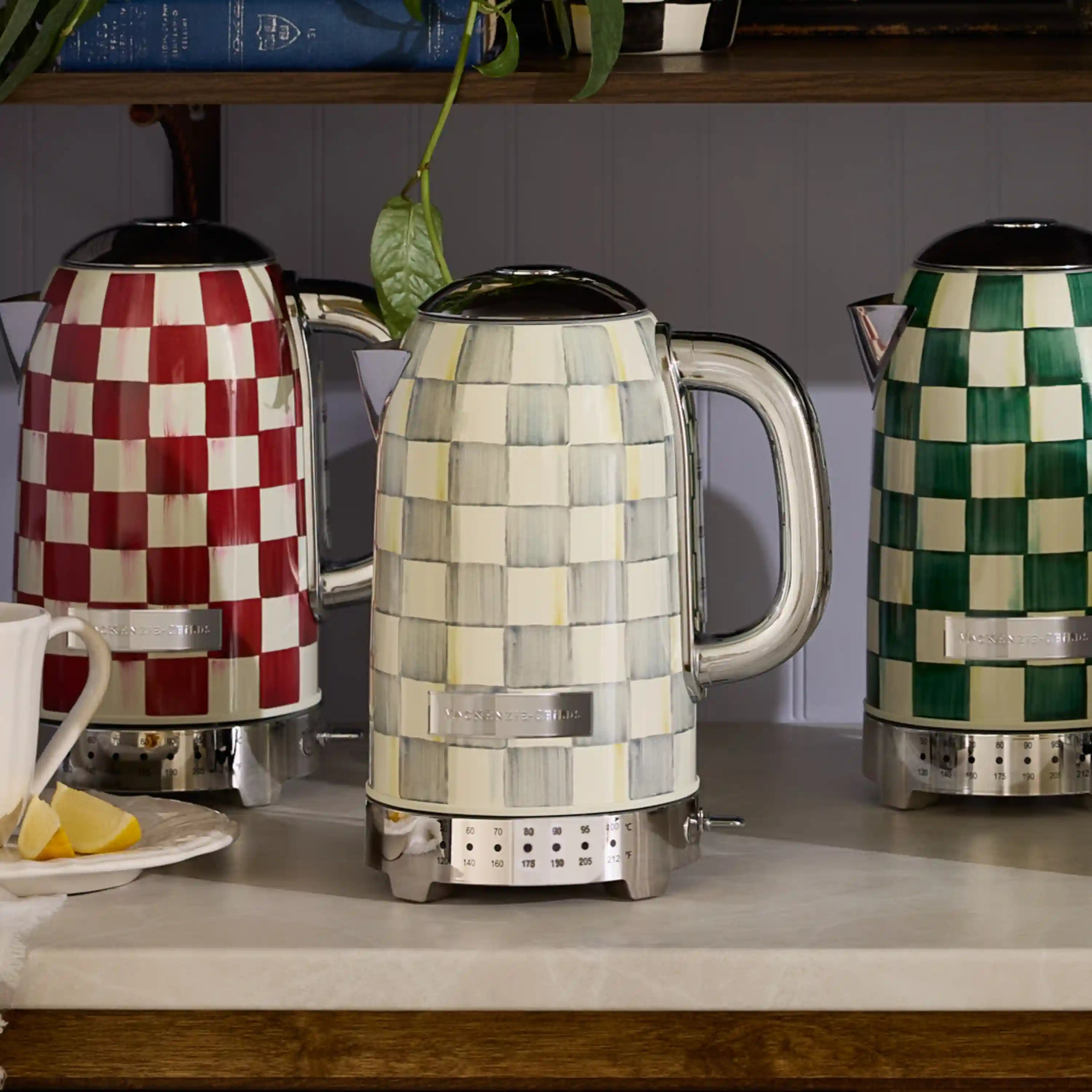 Royal Check Electric Kettle