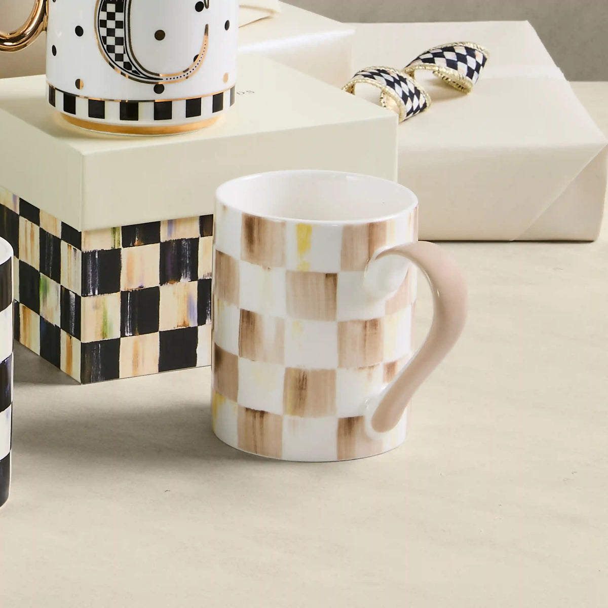 Rosy Check Porcelain Mug