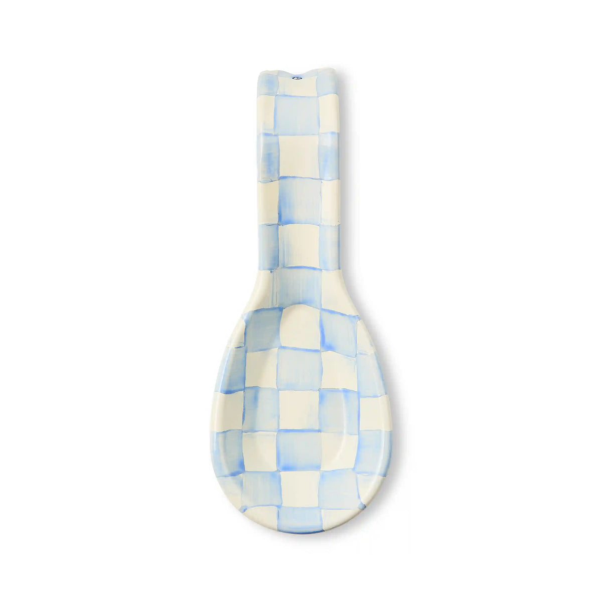 Violet Check Spoon Rest