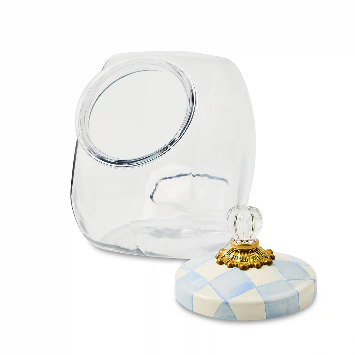 Cookie Jar with Rosy Check Lid