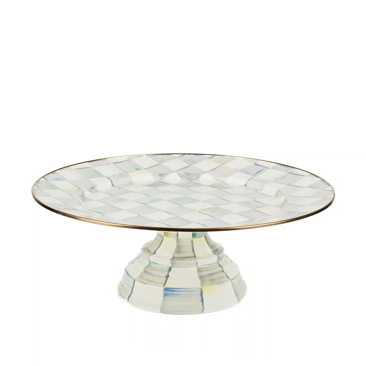 Courtly Check Large Pedestal Platter