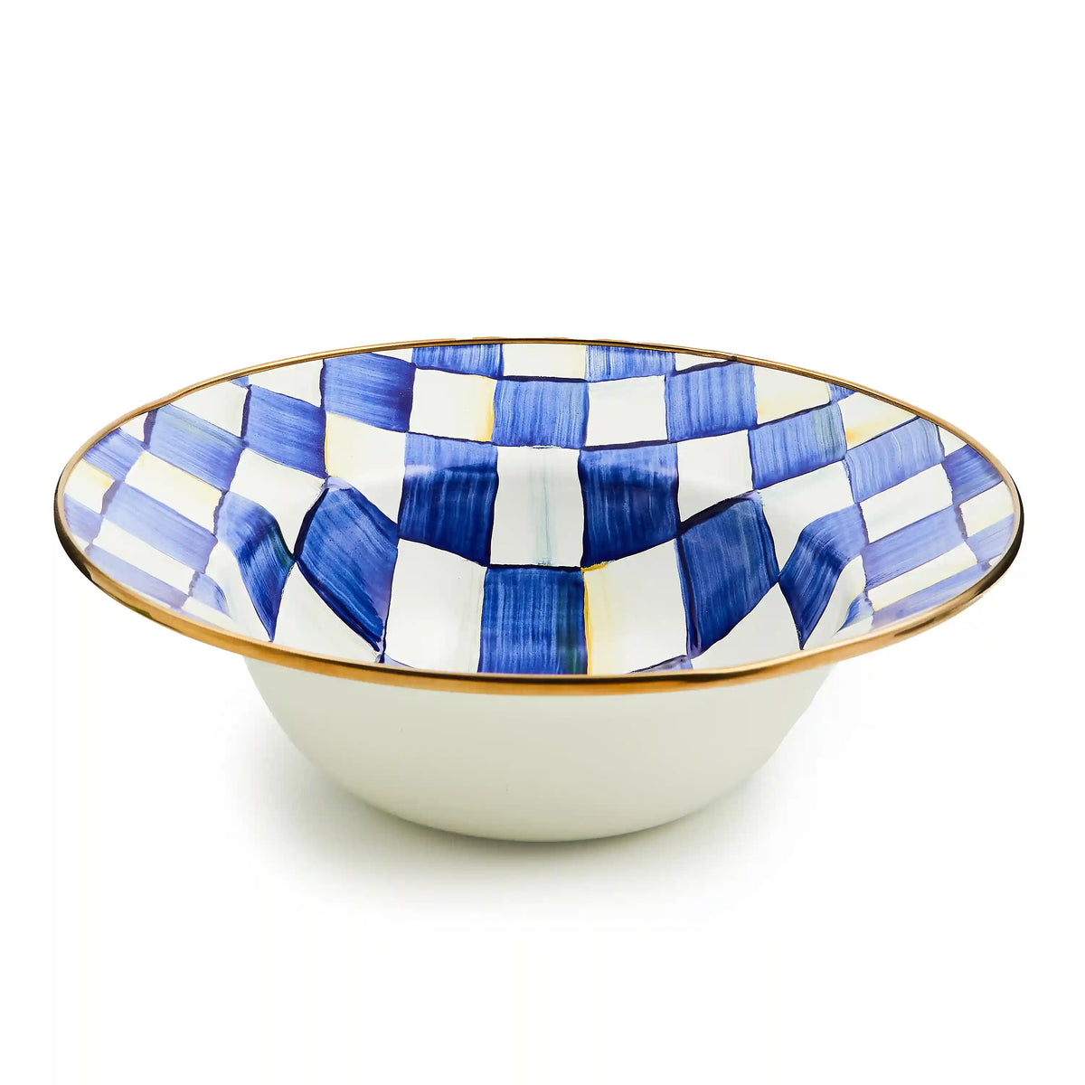 Royal Check Serving Bowl
