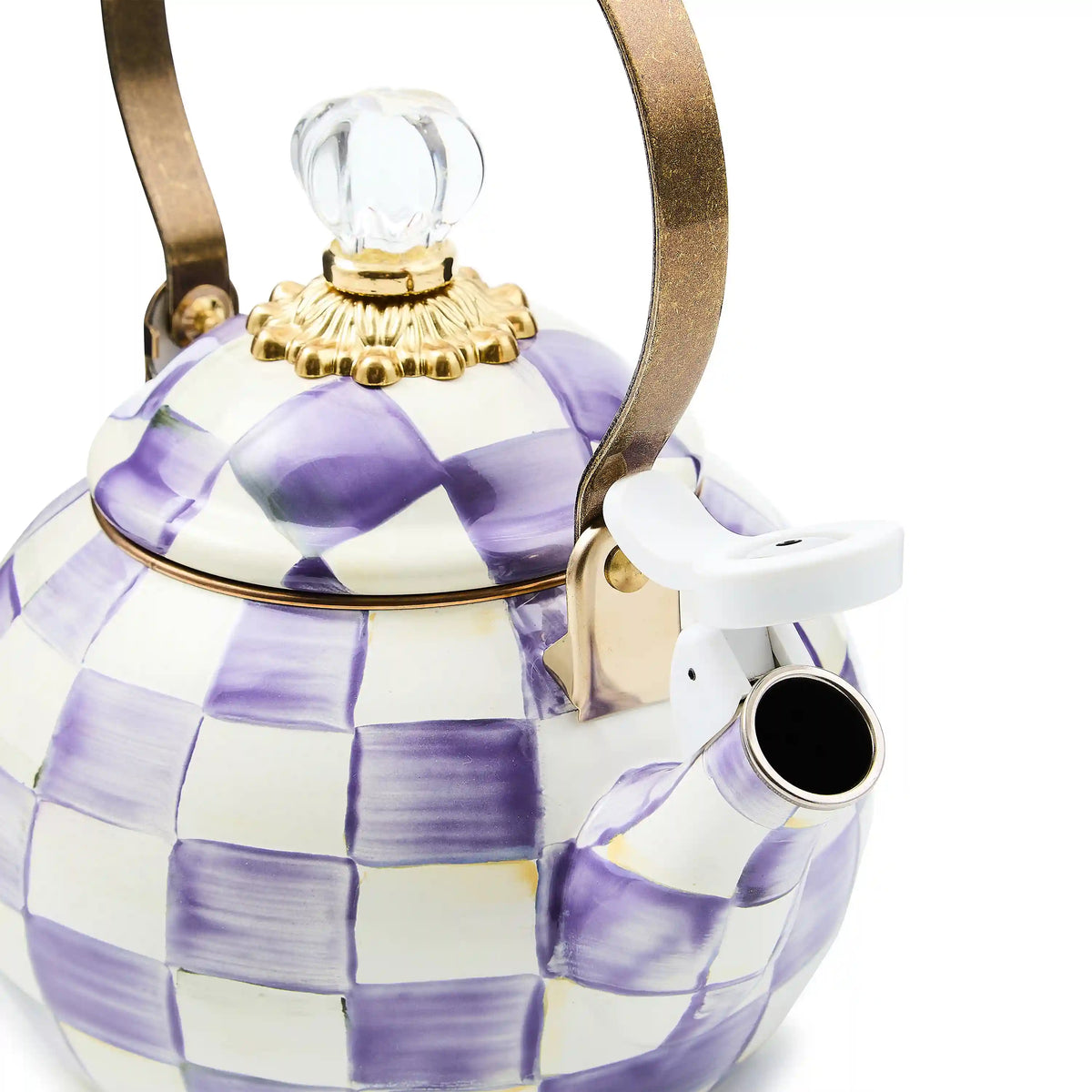 Sterling Check Whistling Tea Kettle