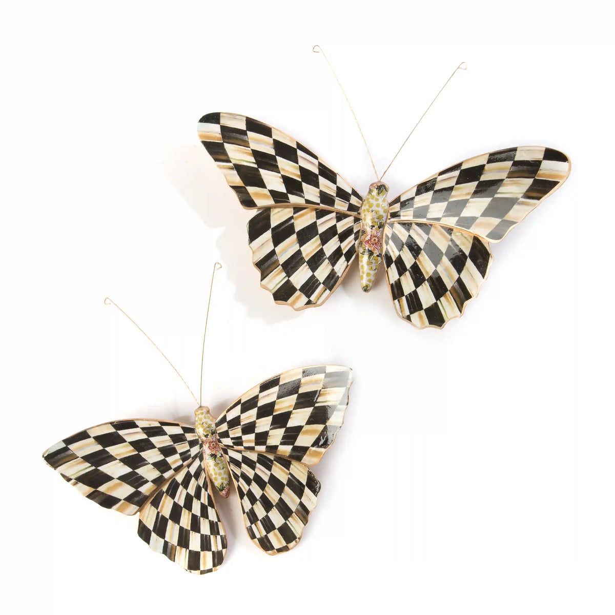 Rosy Check Butterfly Wall Decor
