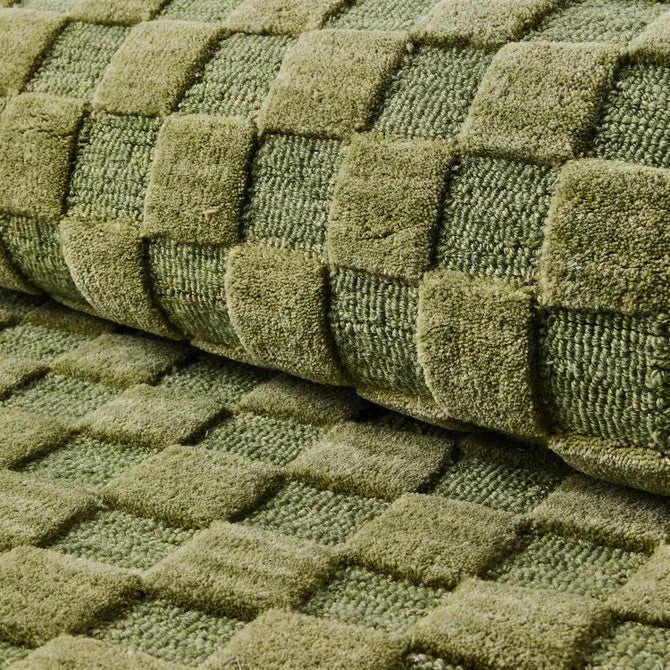 Moss Checkerboard 2'3" x 3'9" Rug