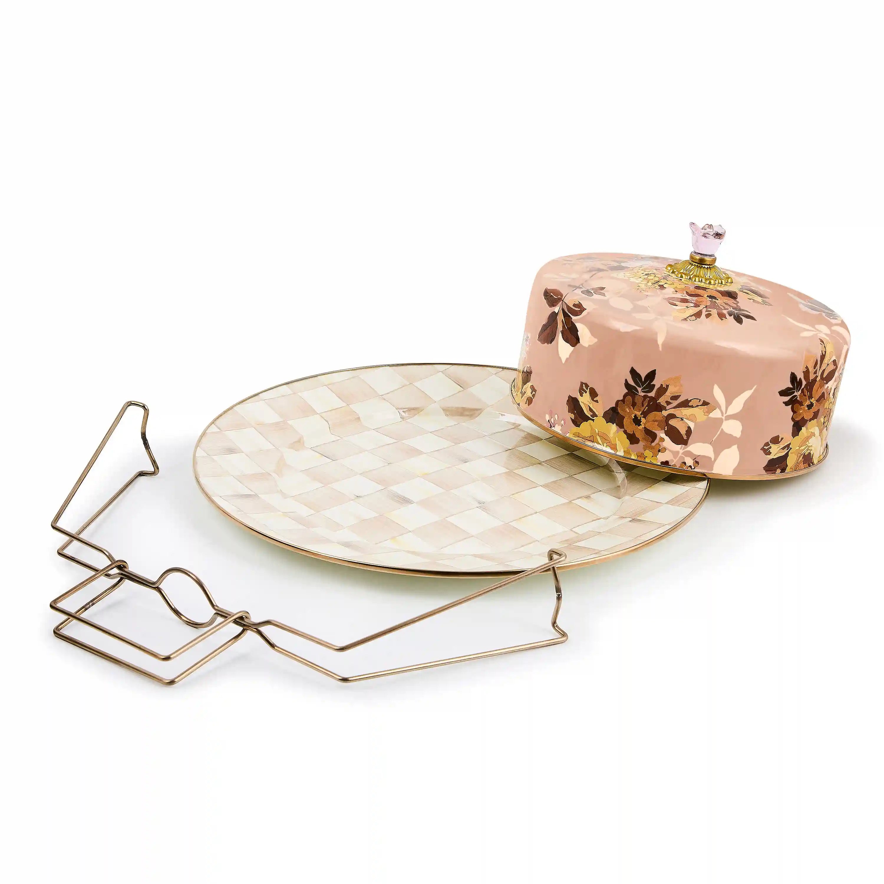 Wild Rose Slate Cake Carrier