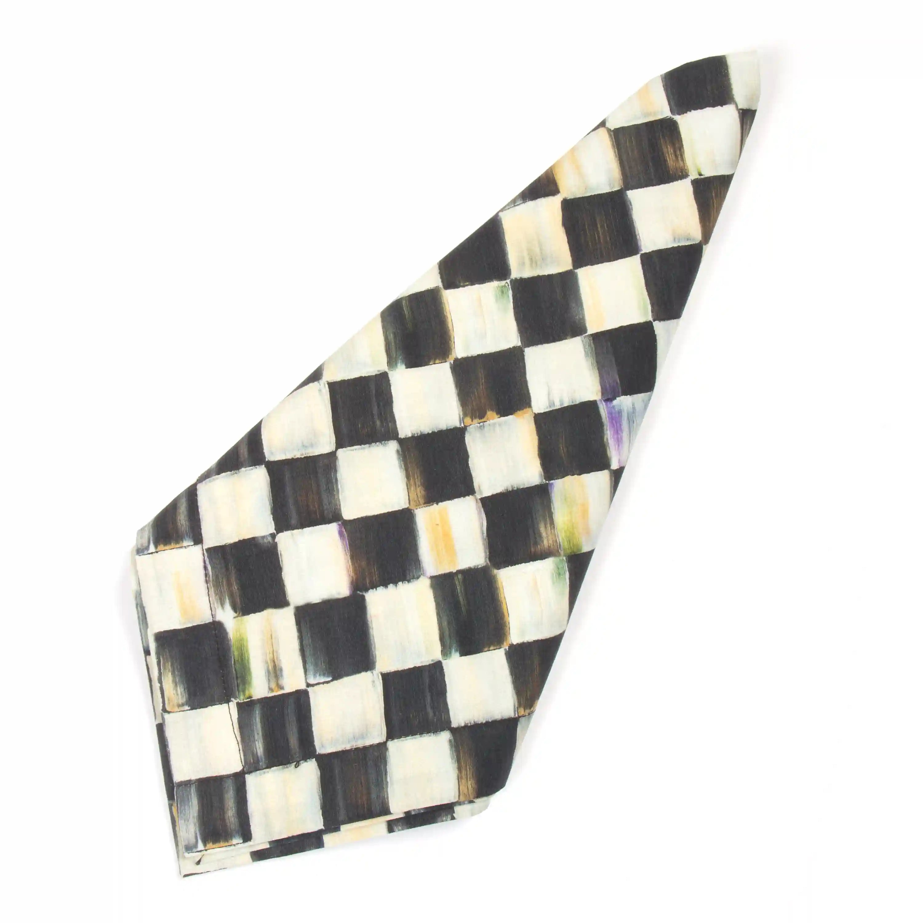 Violet Check Napkin