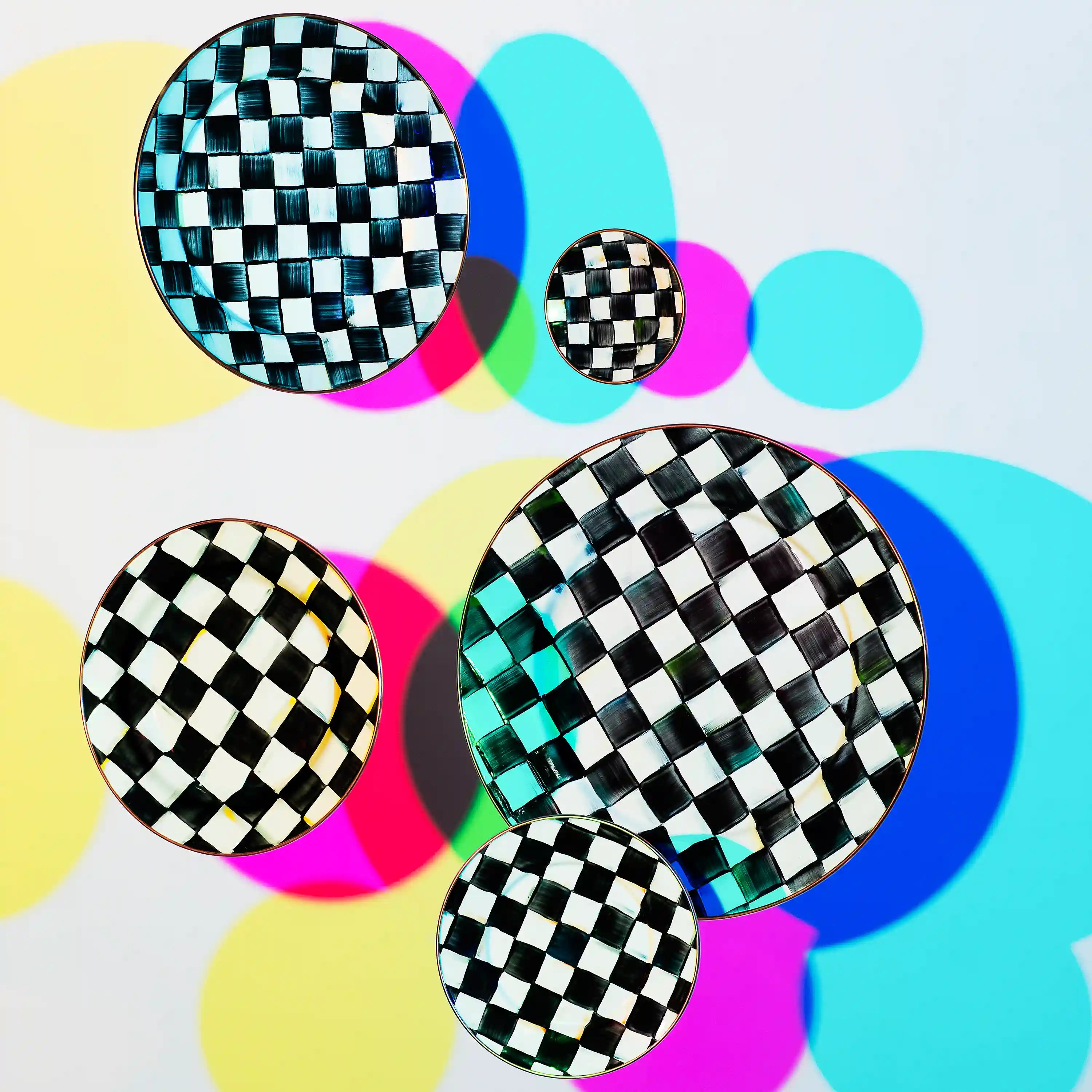 Rosy Check Serving Platter