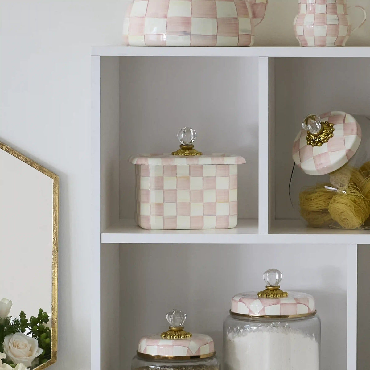 Courtly Check Recipe Box