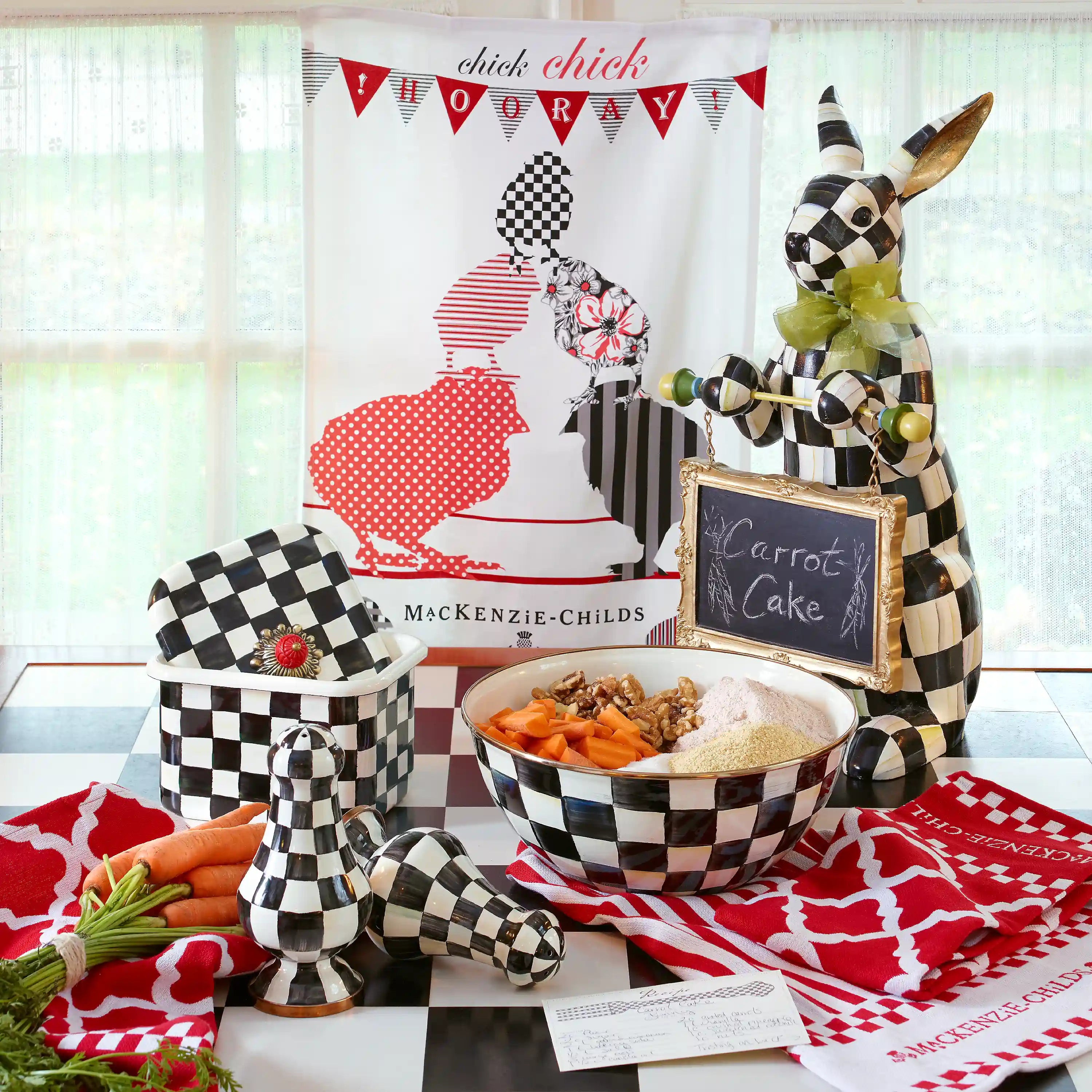 Courtly Check Recipe Box