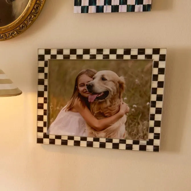 Courtly Check Silver Plated 8" x 10" Frame