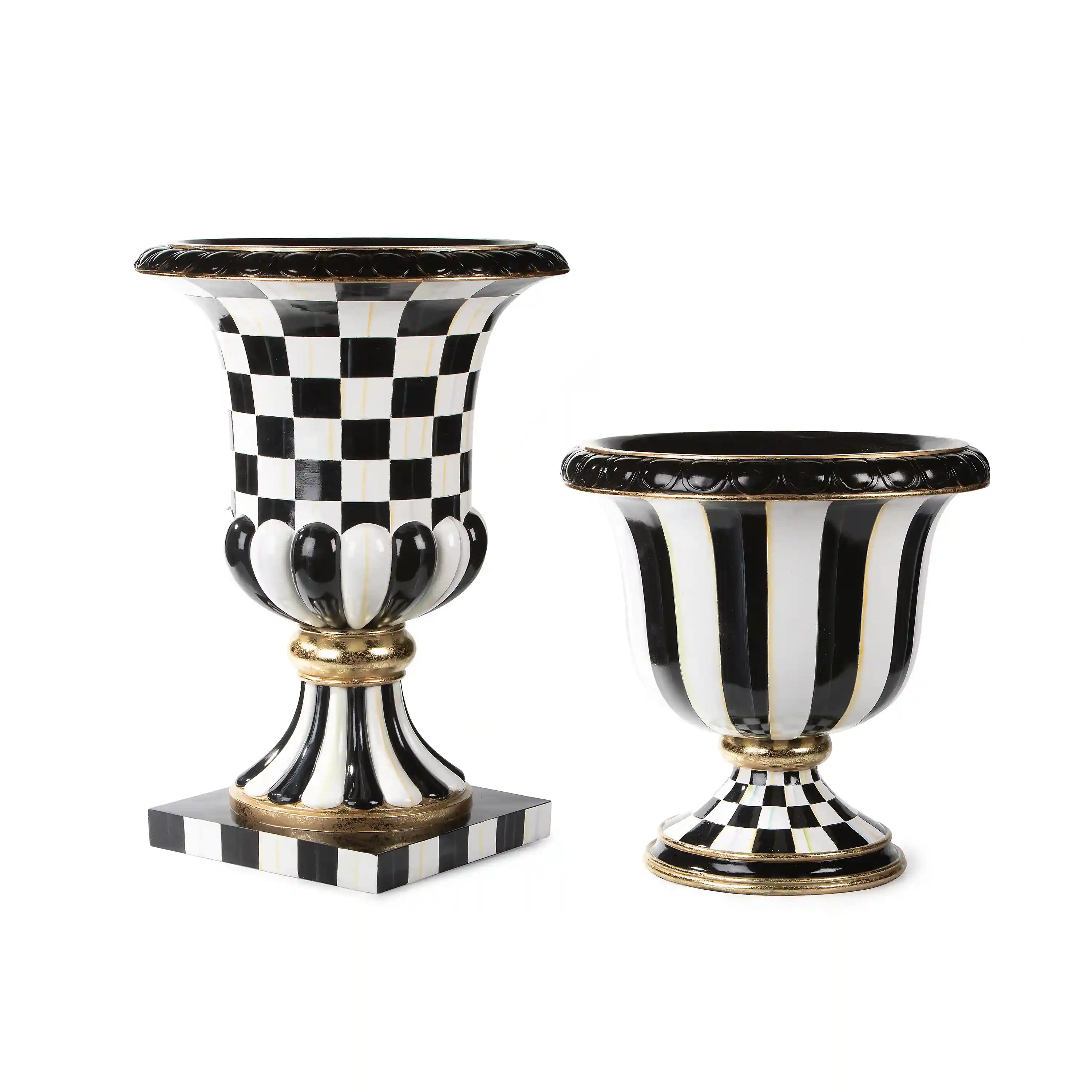 Rosy Check Pedestal Urn