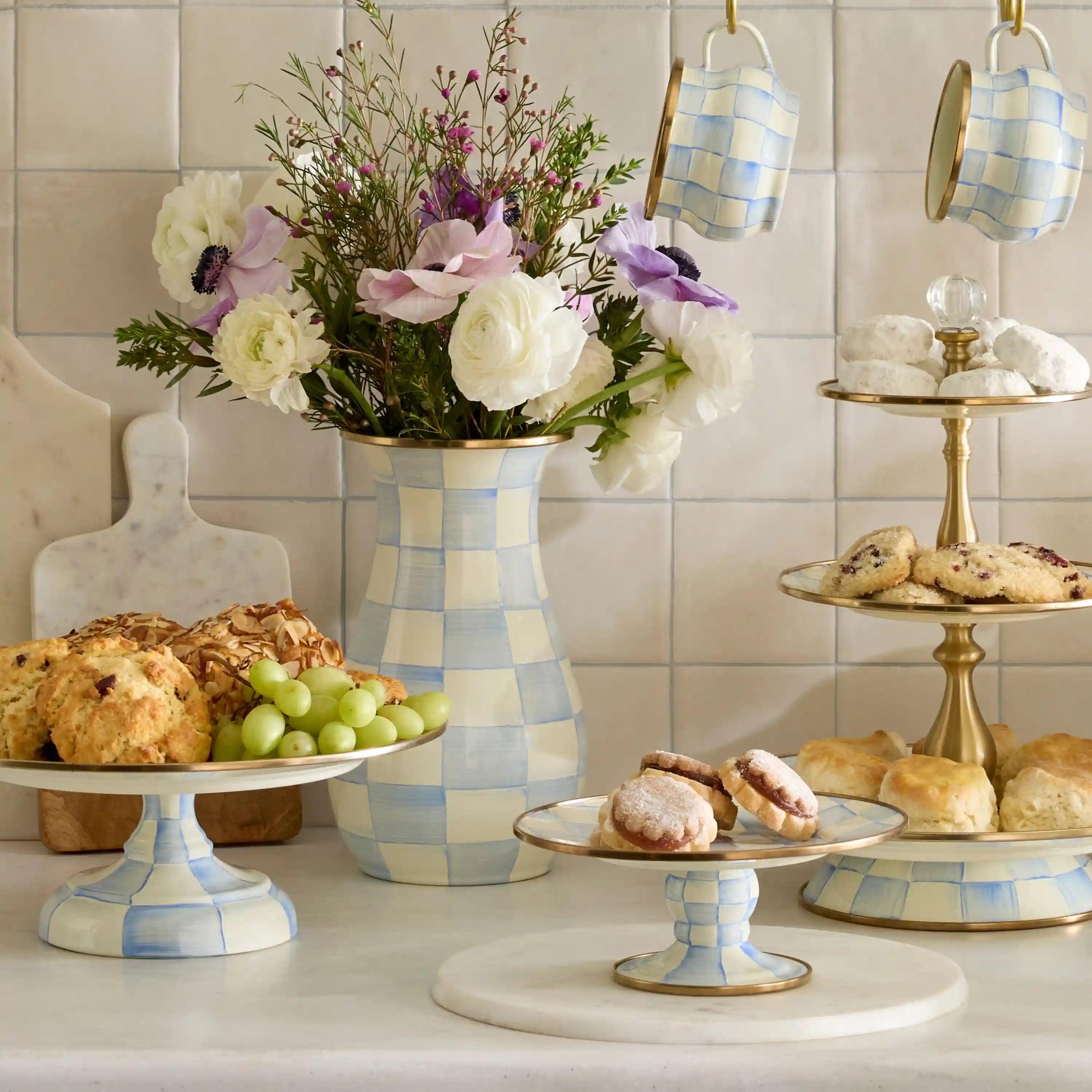 Wild Rose Brown Tall Vase