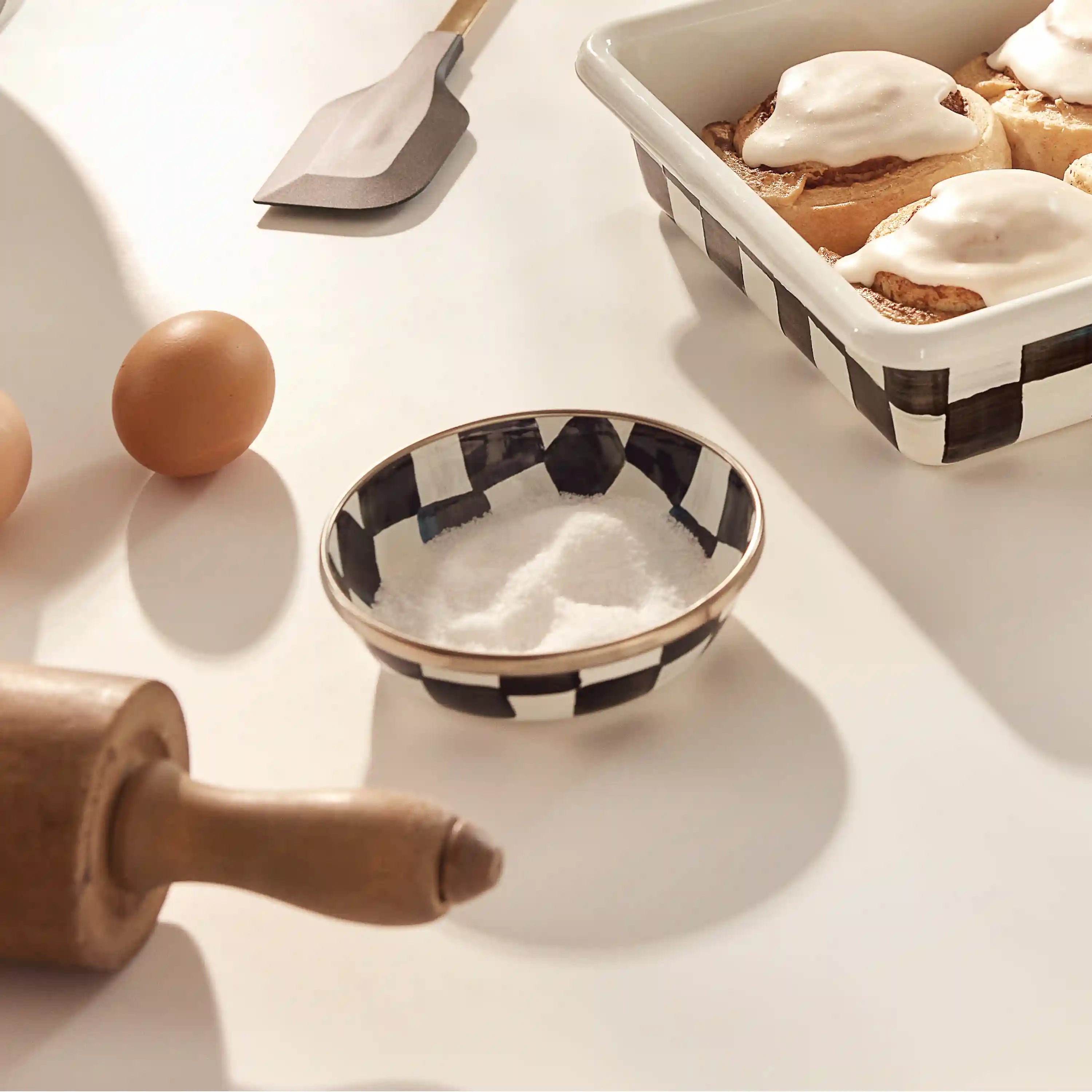 Sky Check Relish Dish