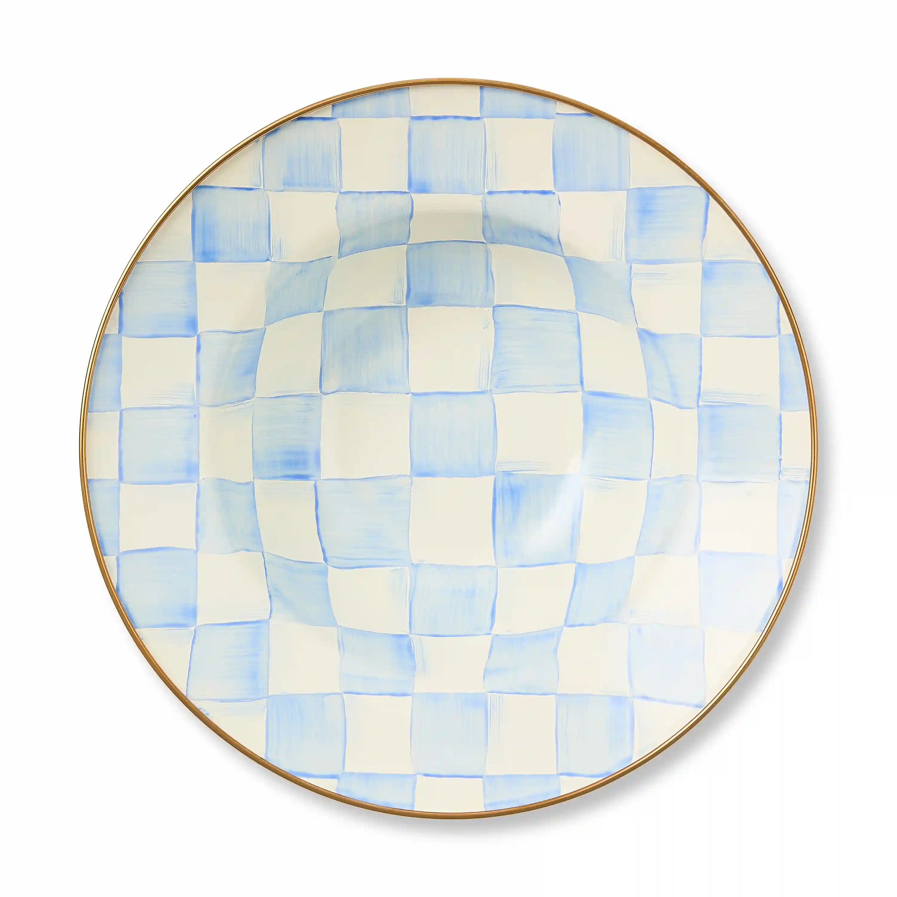 Sky Check Serving Bowl