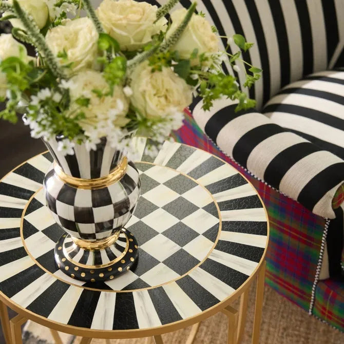 Courtly Basket Accent Table