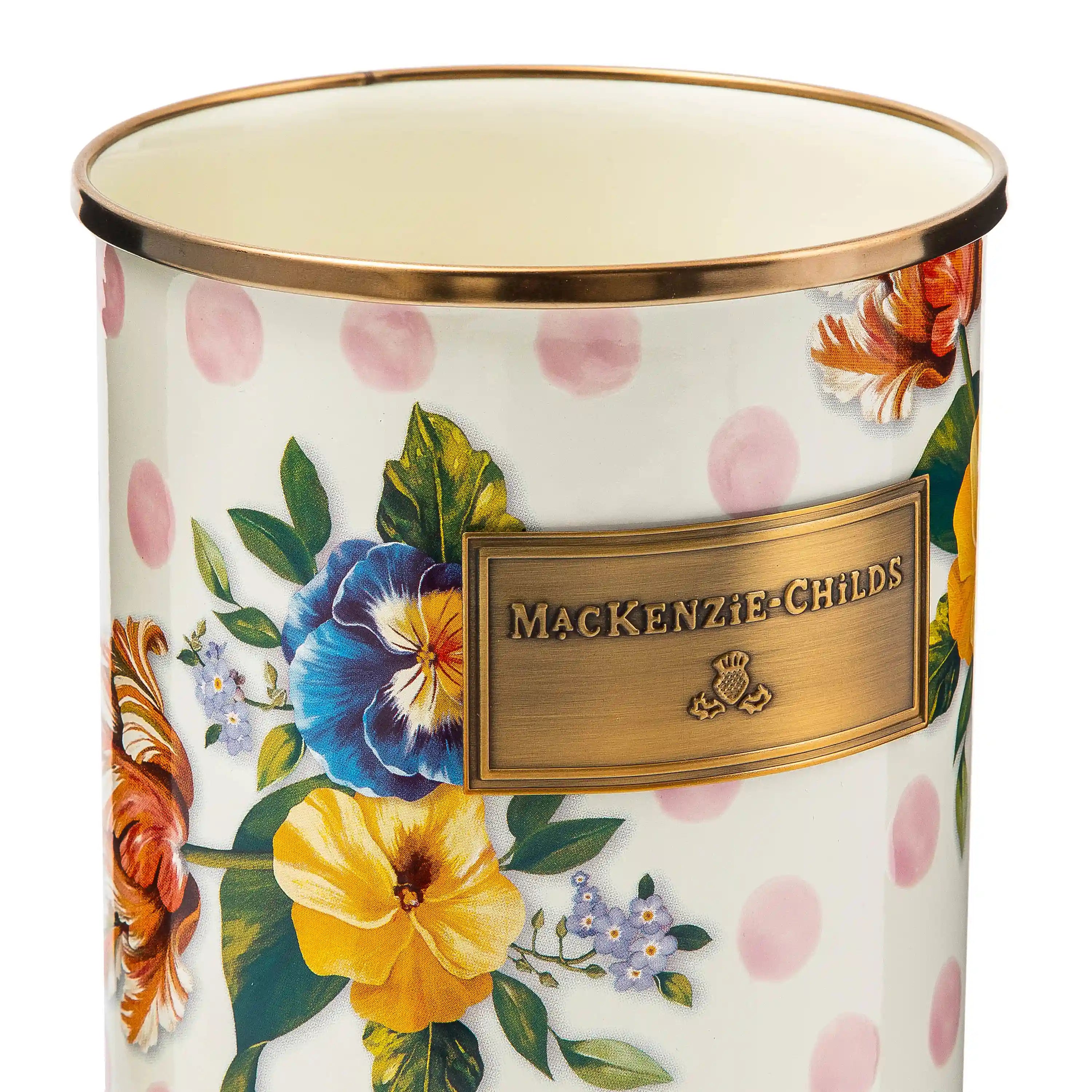 Rosy English Garden Utensil Holder