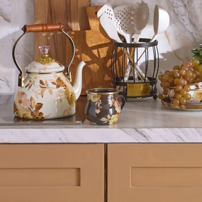 Wild Rose Brown Mug