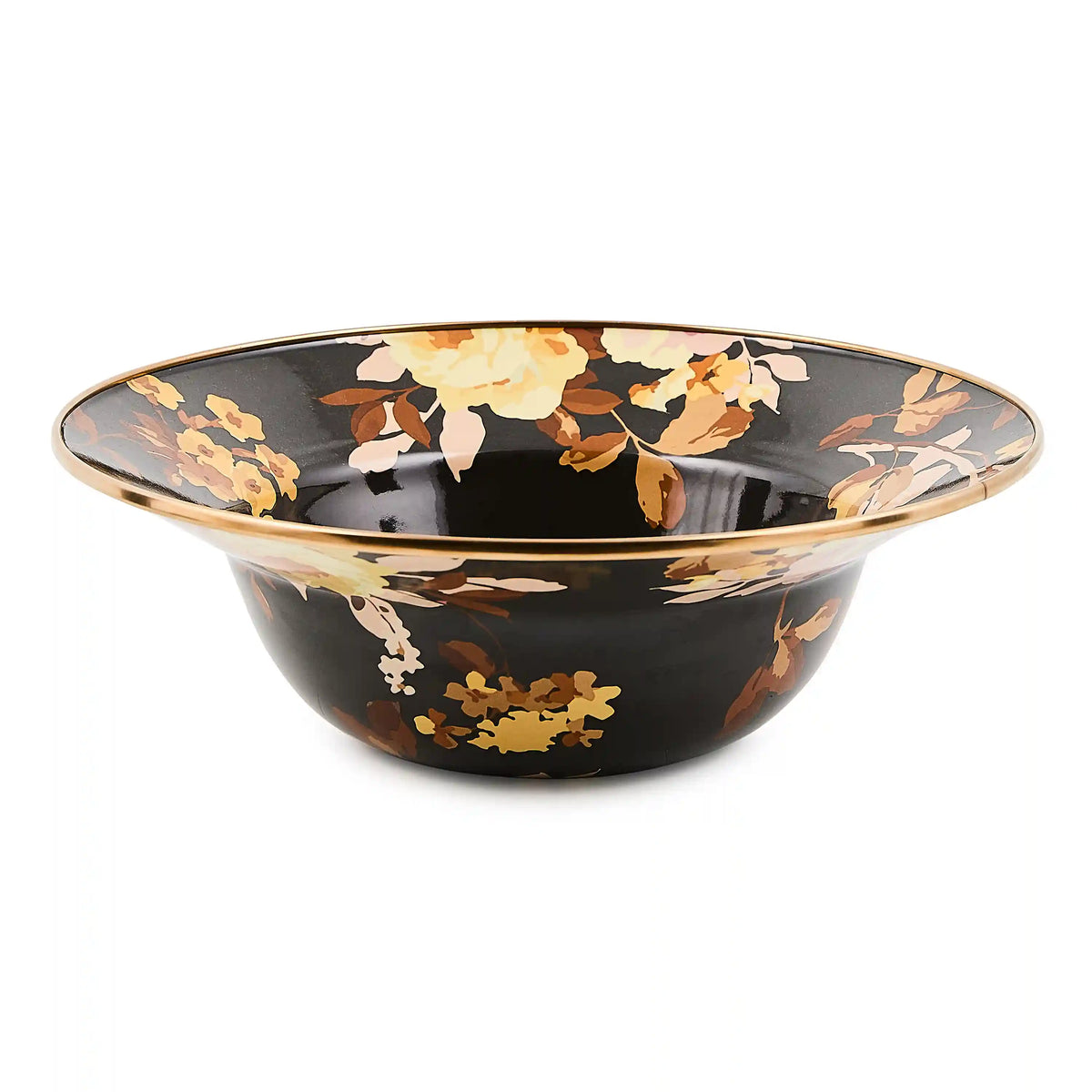 Wild Rose Slate Serving Bowl