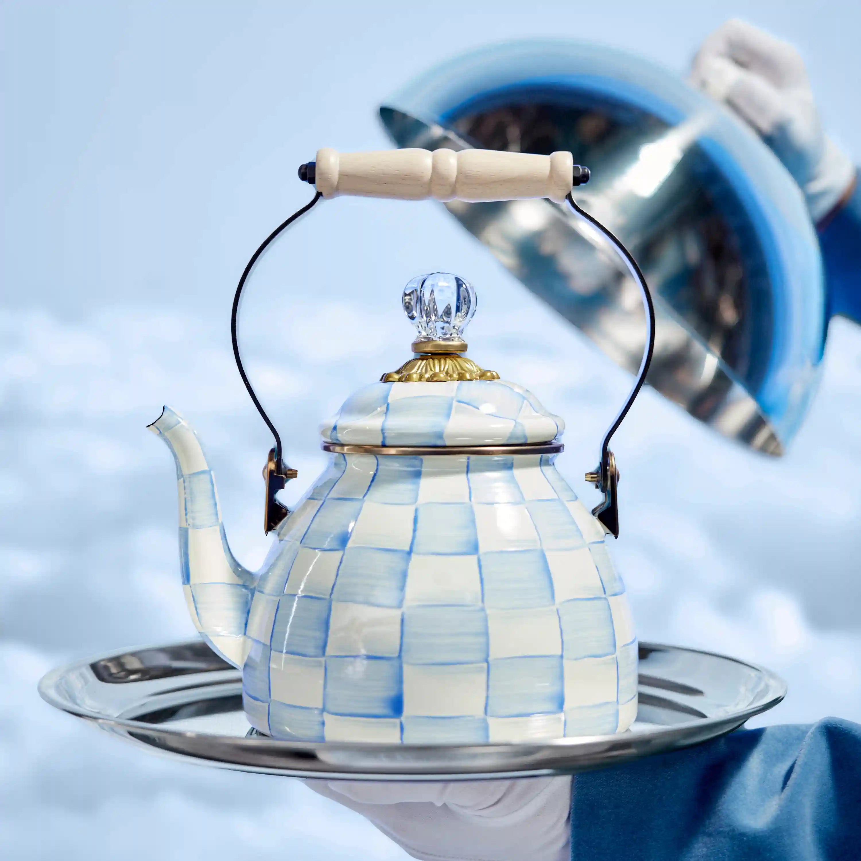 Royal Check 2 Quart Tea Kettle