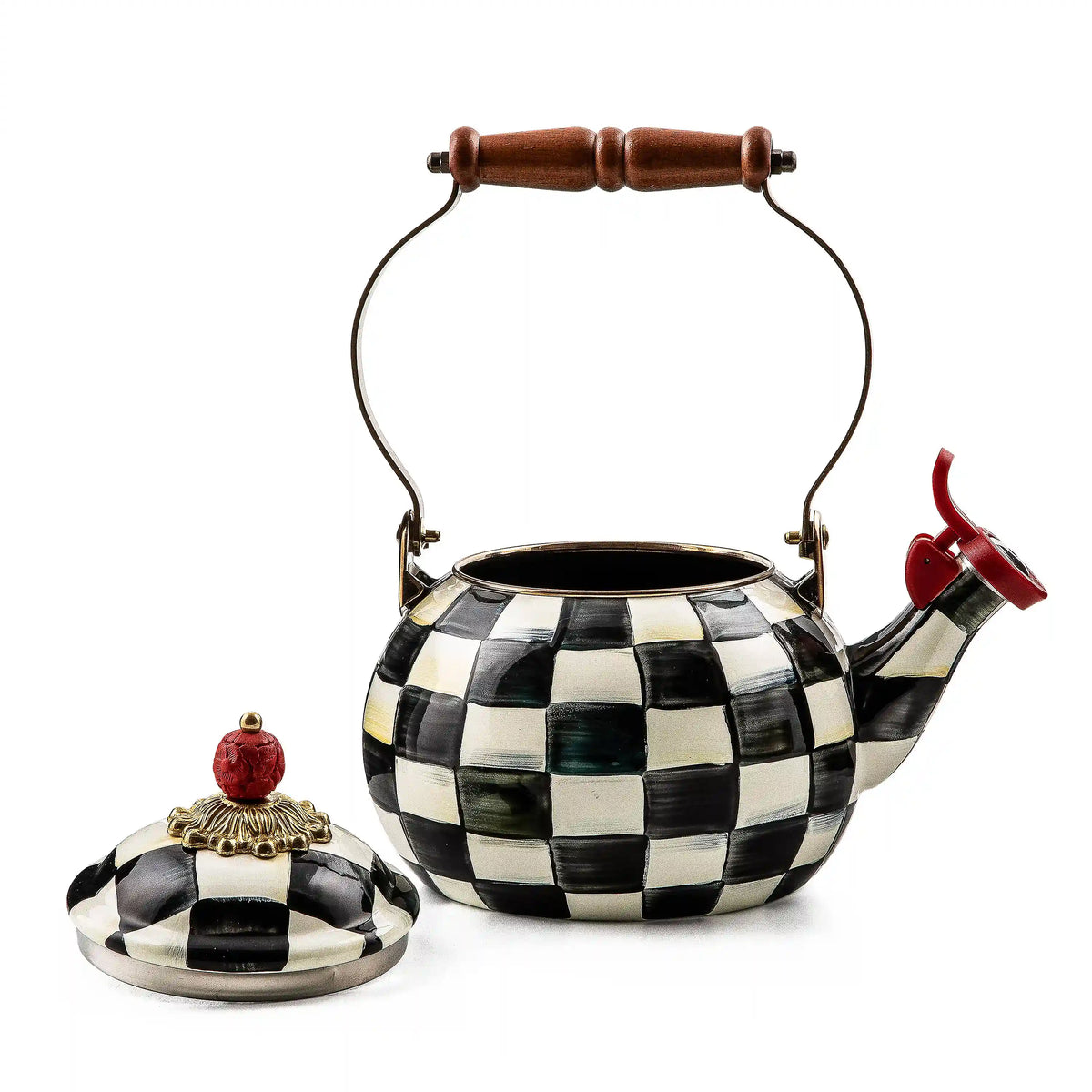 Rosy Check Whistling Tea Kettle