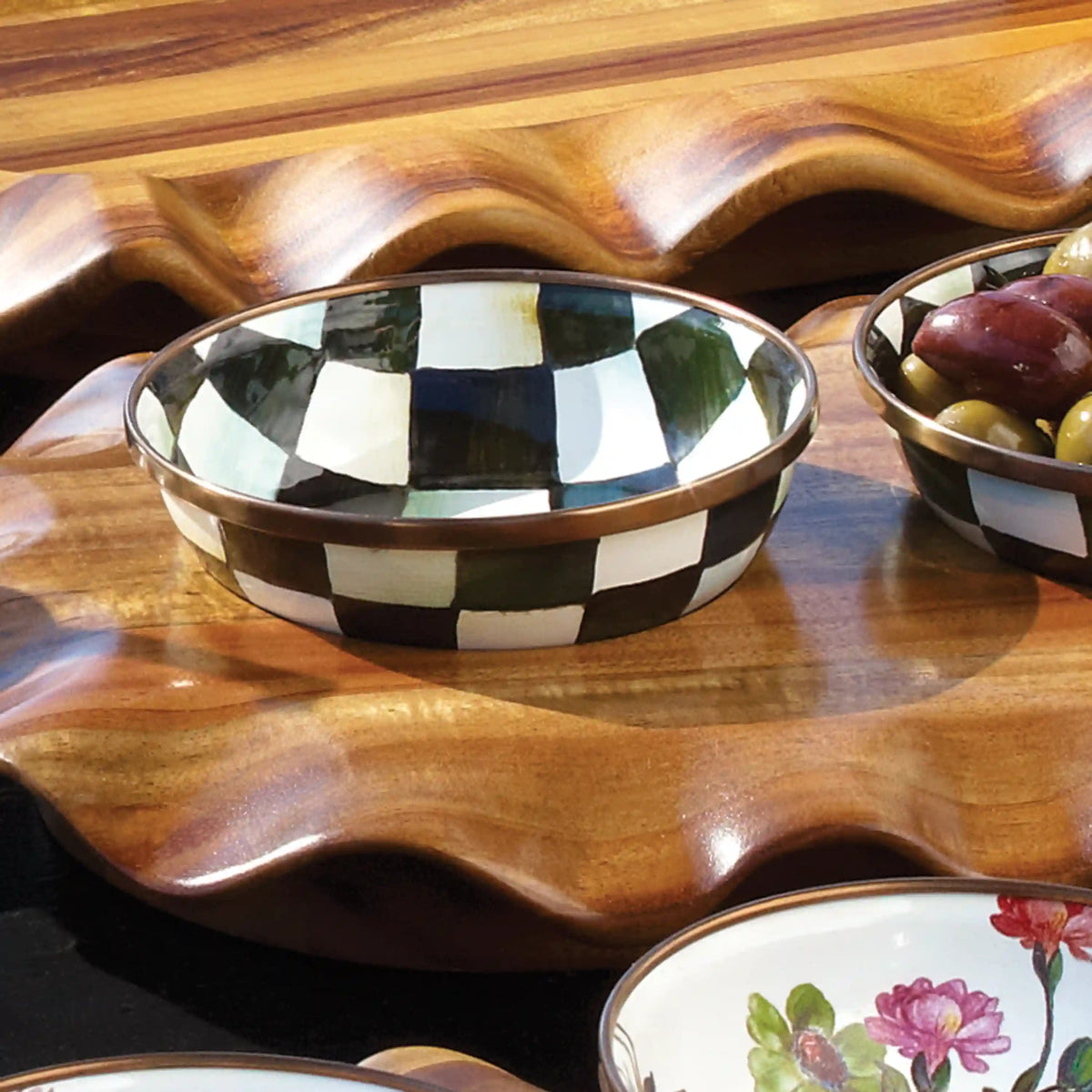 Sky Check Relish Dish