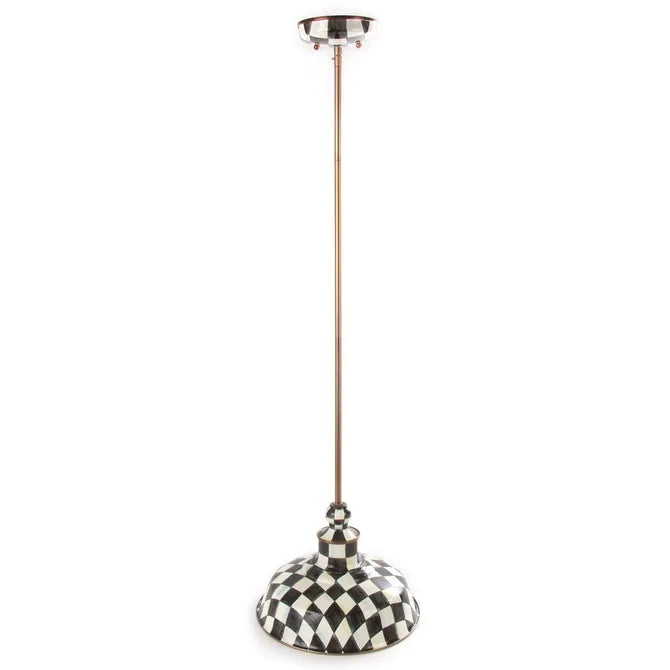Courtly Check 12" Barn Pendant Lamp