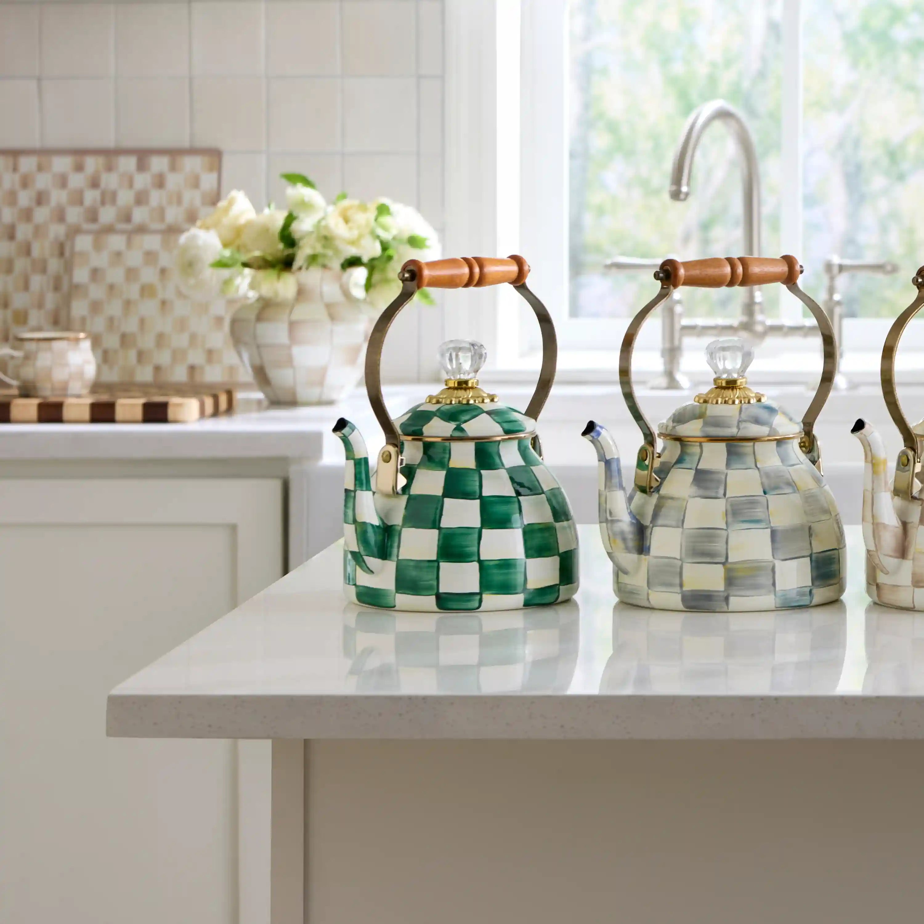 Royal Check 2 Quart Tea Kettle