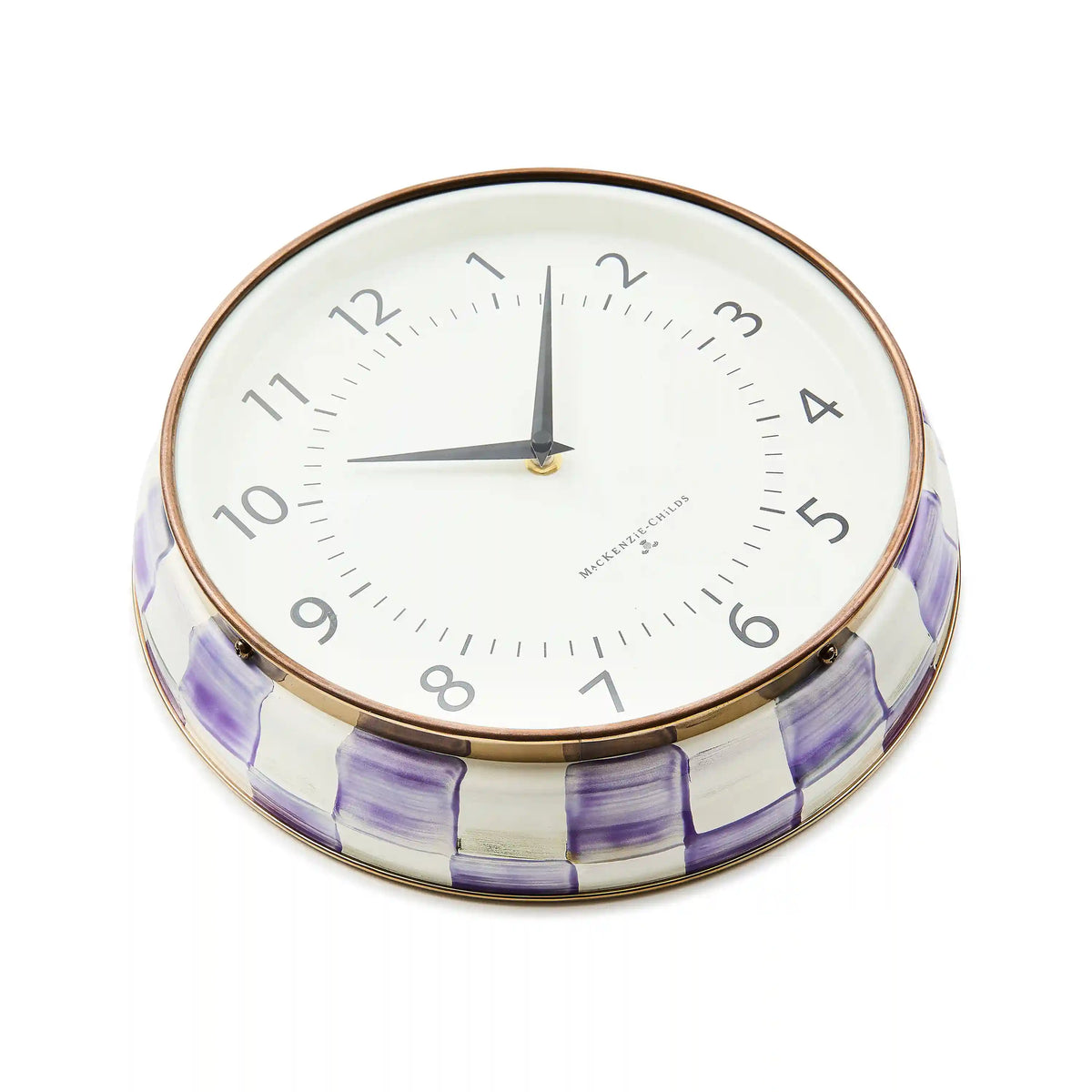 Sterling Check School Wall Clock