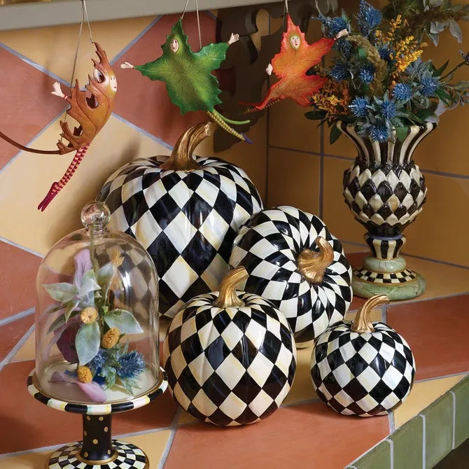 Courtly Harlequin Medium Pumpkin