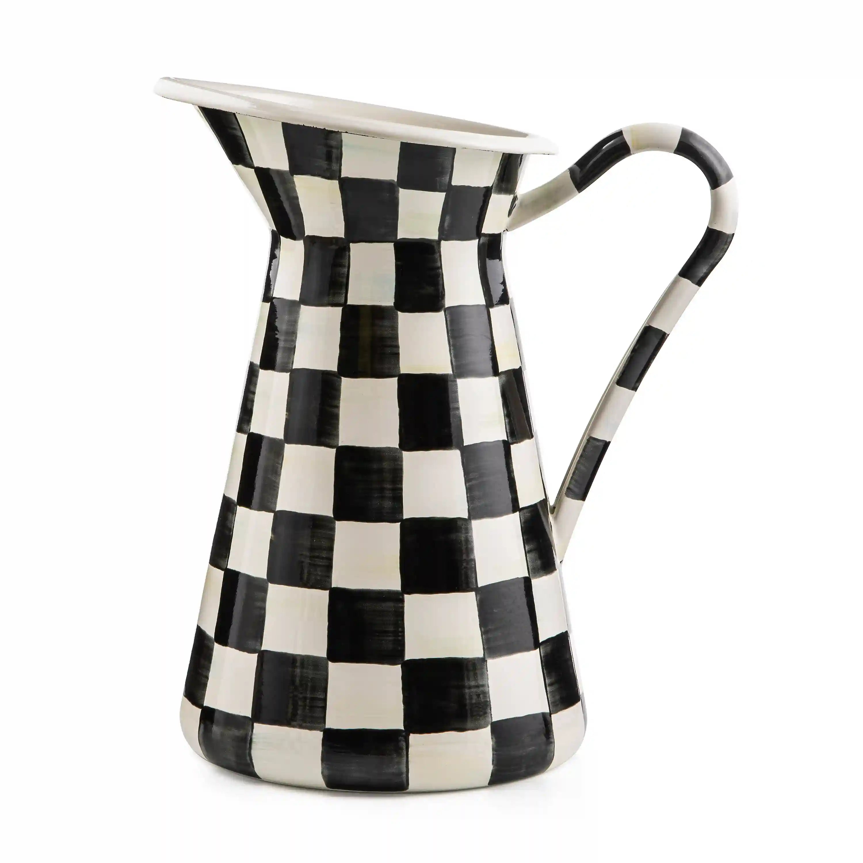 Mocha Check Medium Practical Pitcher