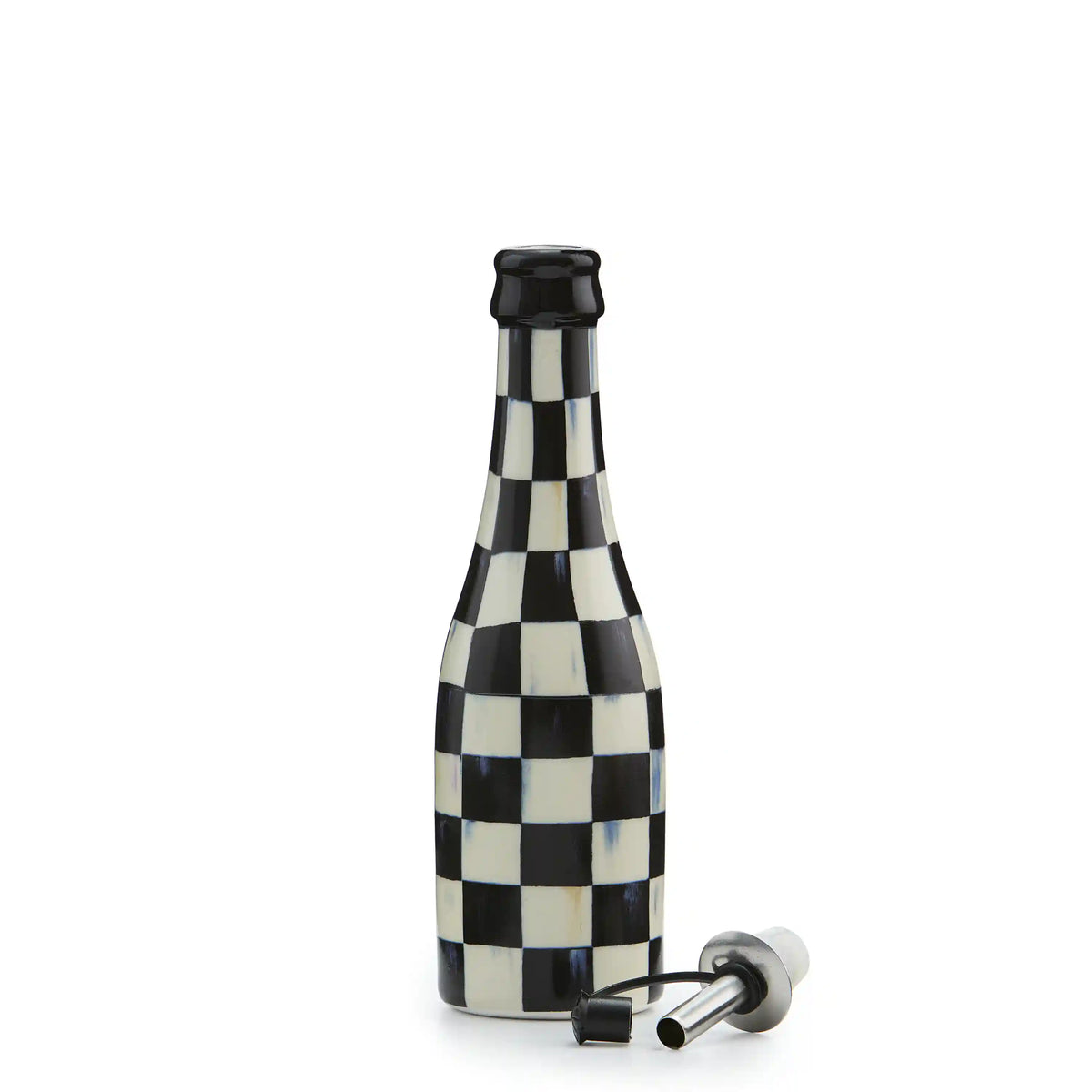 Sterling Check Farmhouse Oil Cruet