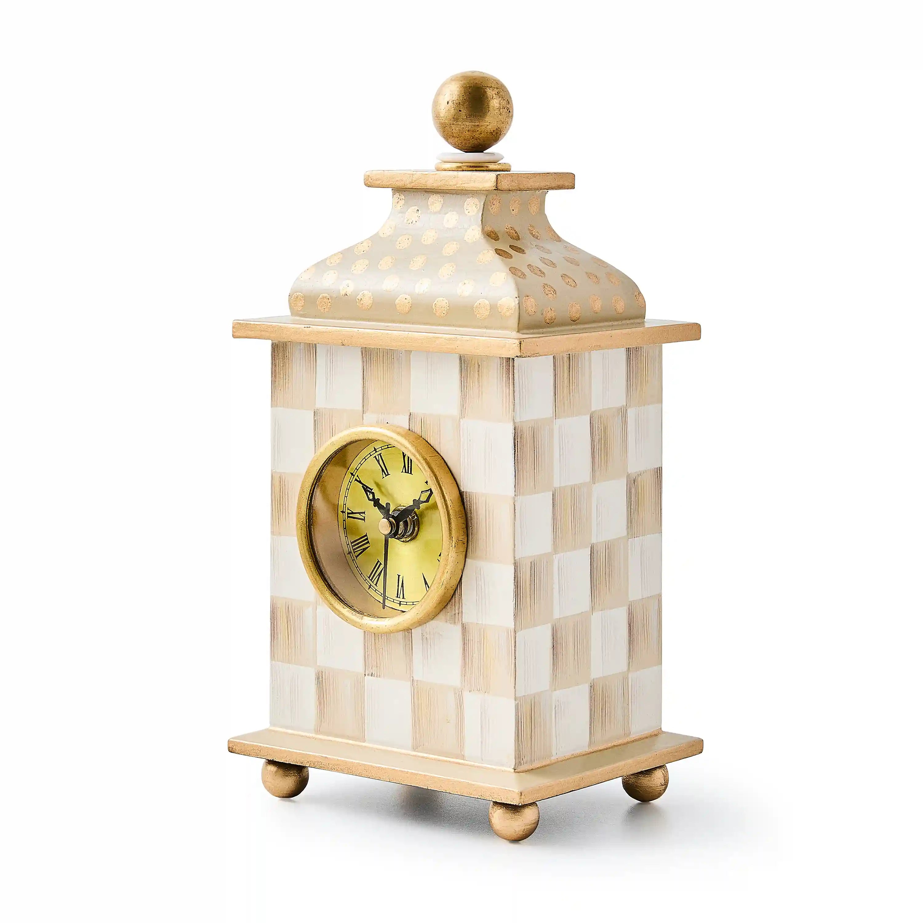 Courtly Check Desk Clock
